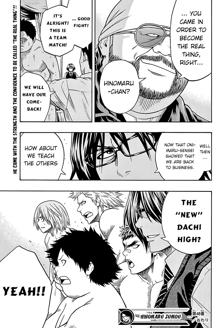 Hinomaru Zumou chapter 48 page 18