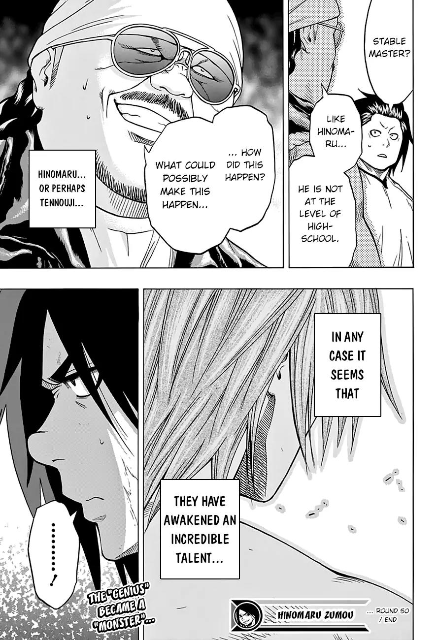 Hinomaru Zumou chapter 50 page 19