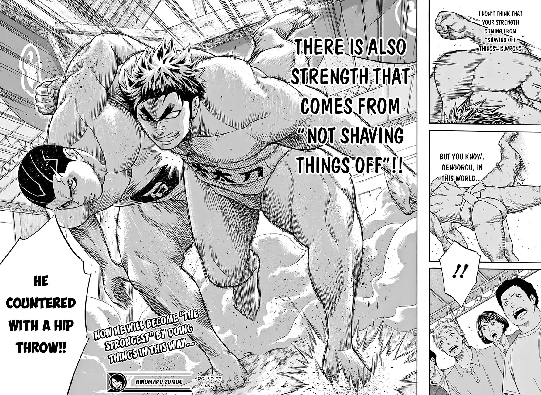 Hinomaru Zumou chapter 55 page 17