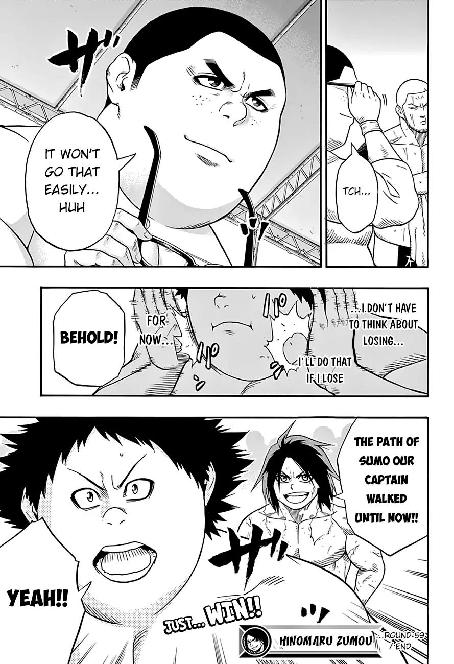 Hinomaru Zumou chapter 59 page 19