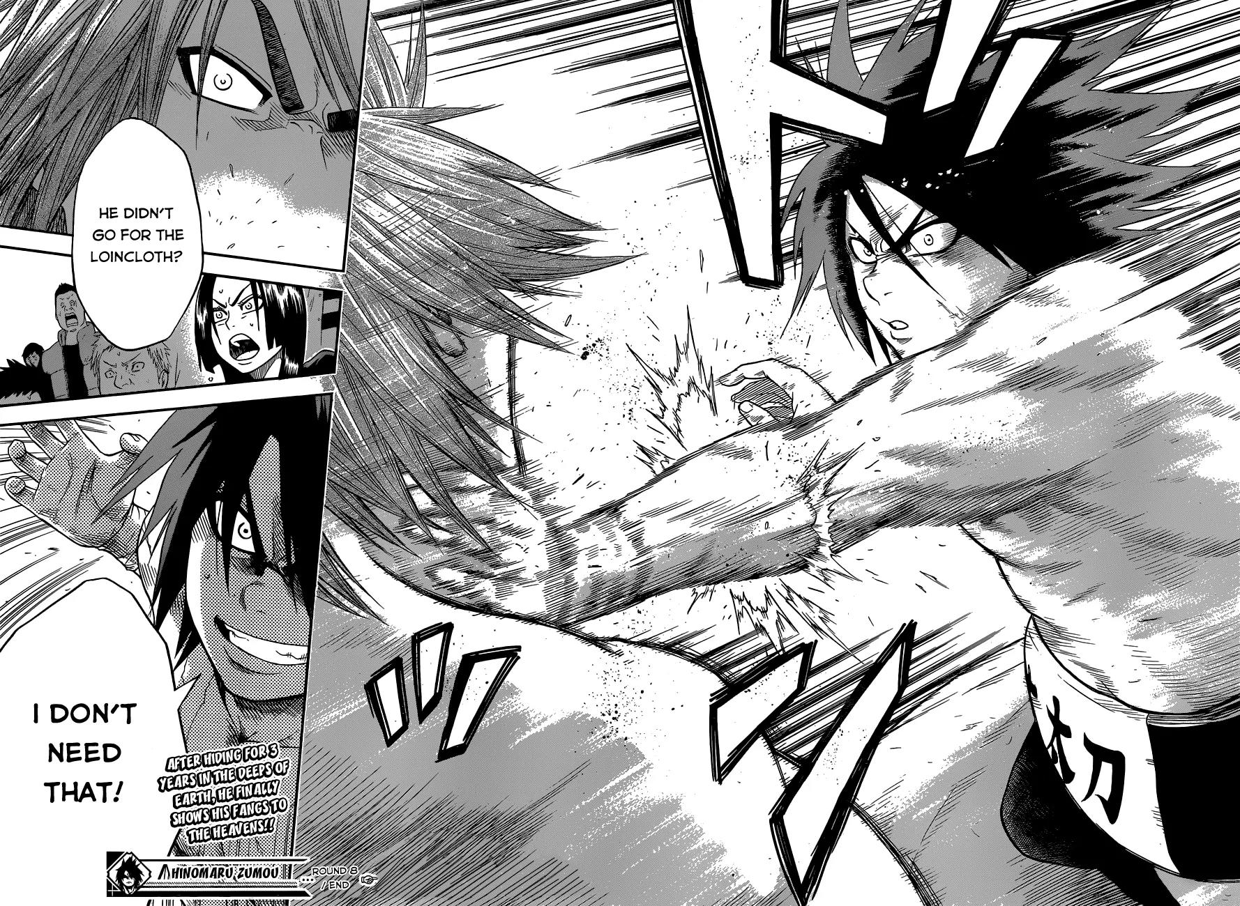 Hinomaru Zumou chapter 8 page 17