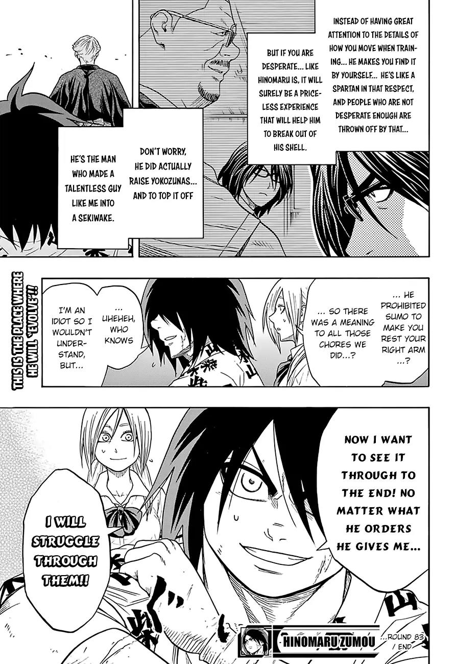 Hinomaru Zumou chapter 83 page 23