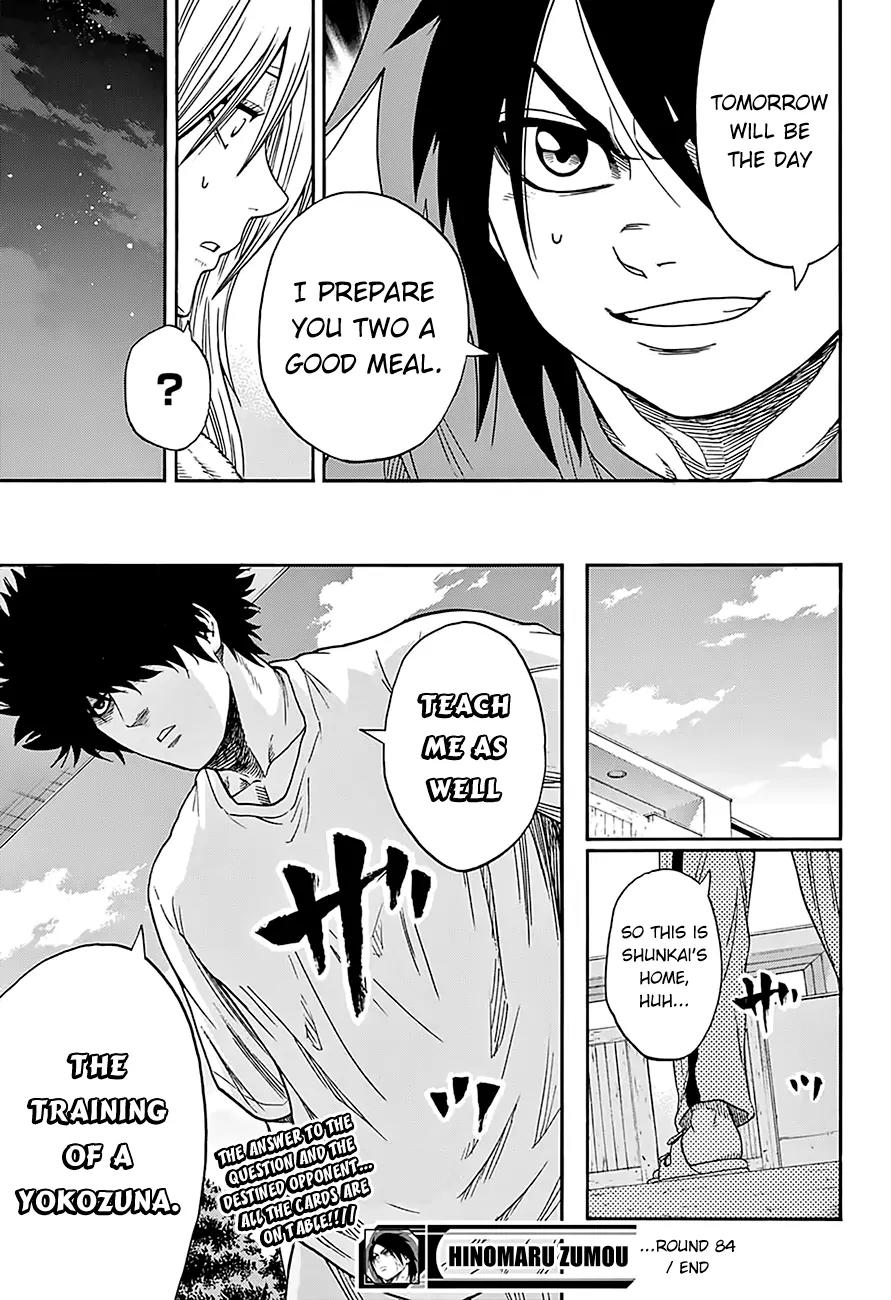 Hinomaru Zumou chapter 84 page 21