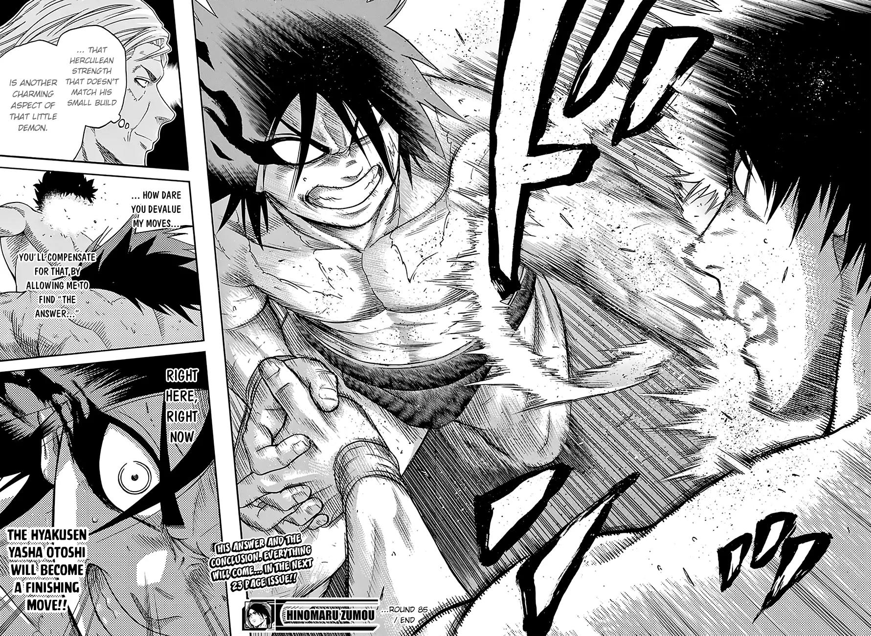 Hinomaru Zumou chapter 85 page 21