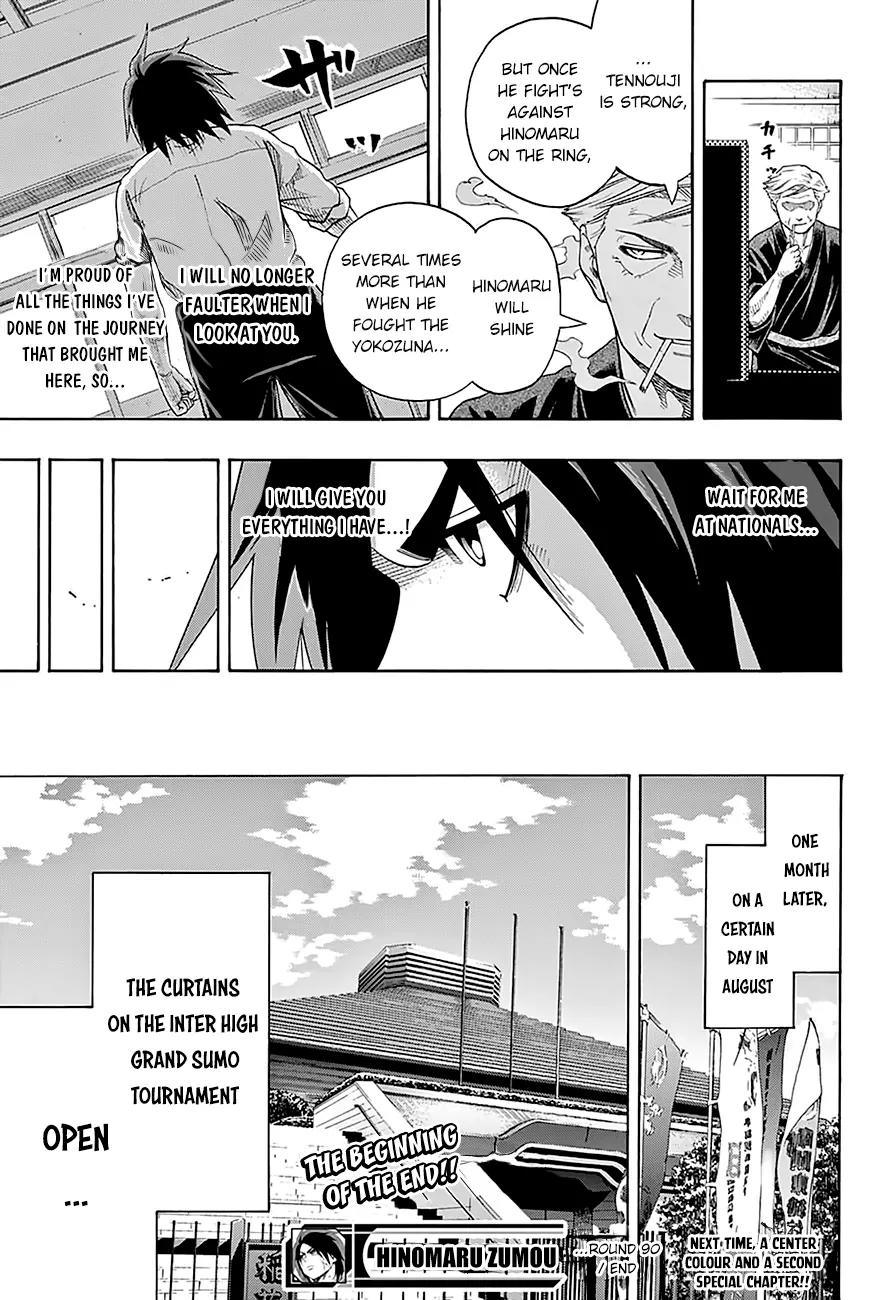 Hinomaru Zumou chapter 90 page 20
