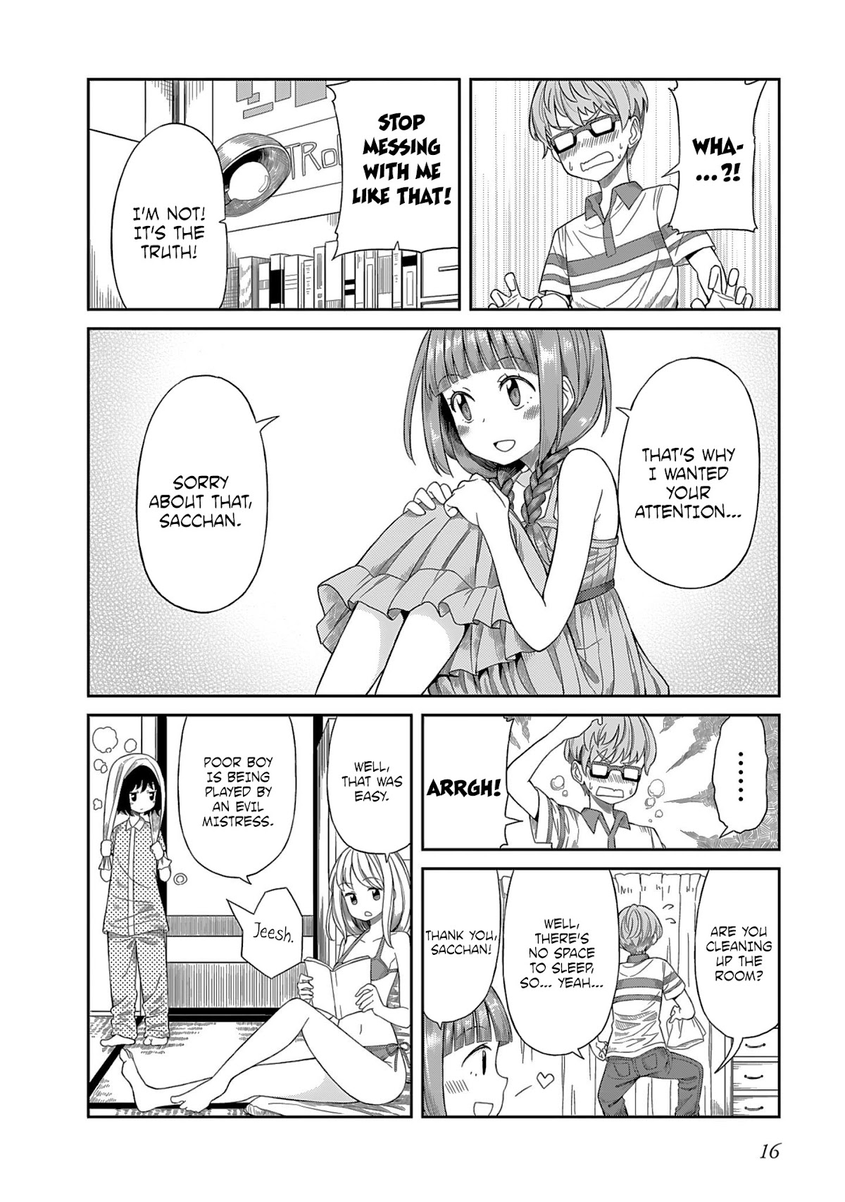 Hinomoto Sanshimai wa Kamatte Hoshii chapter 1 page 12