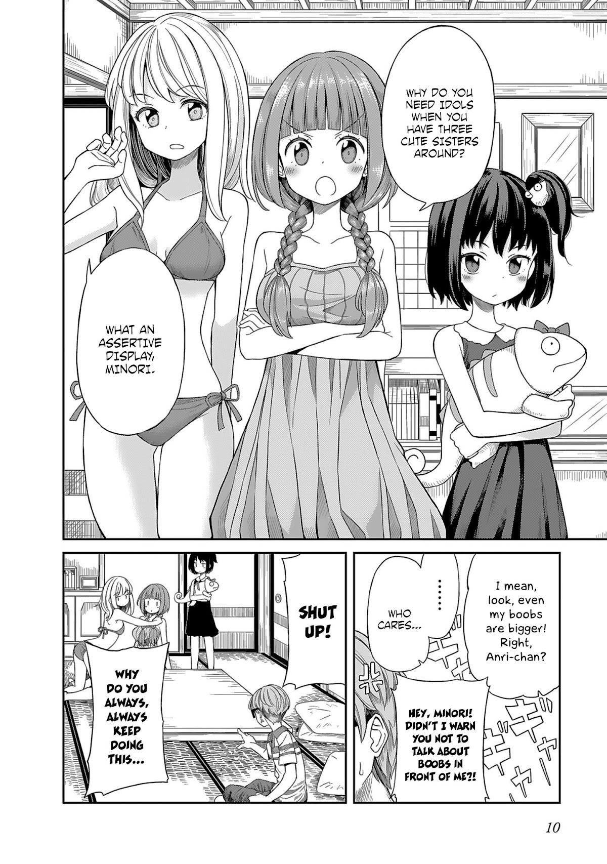 Hinomoto Sanshimai wa Kamatte Hoshii chapter 1 page 6