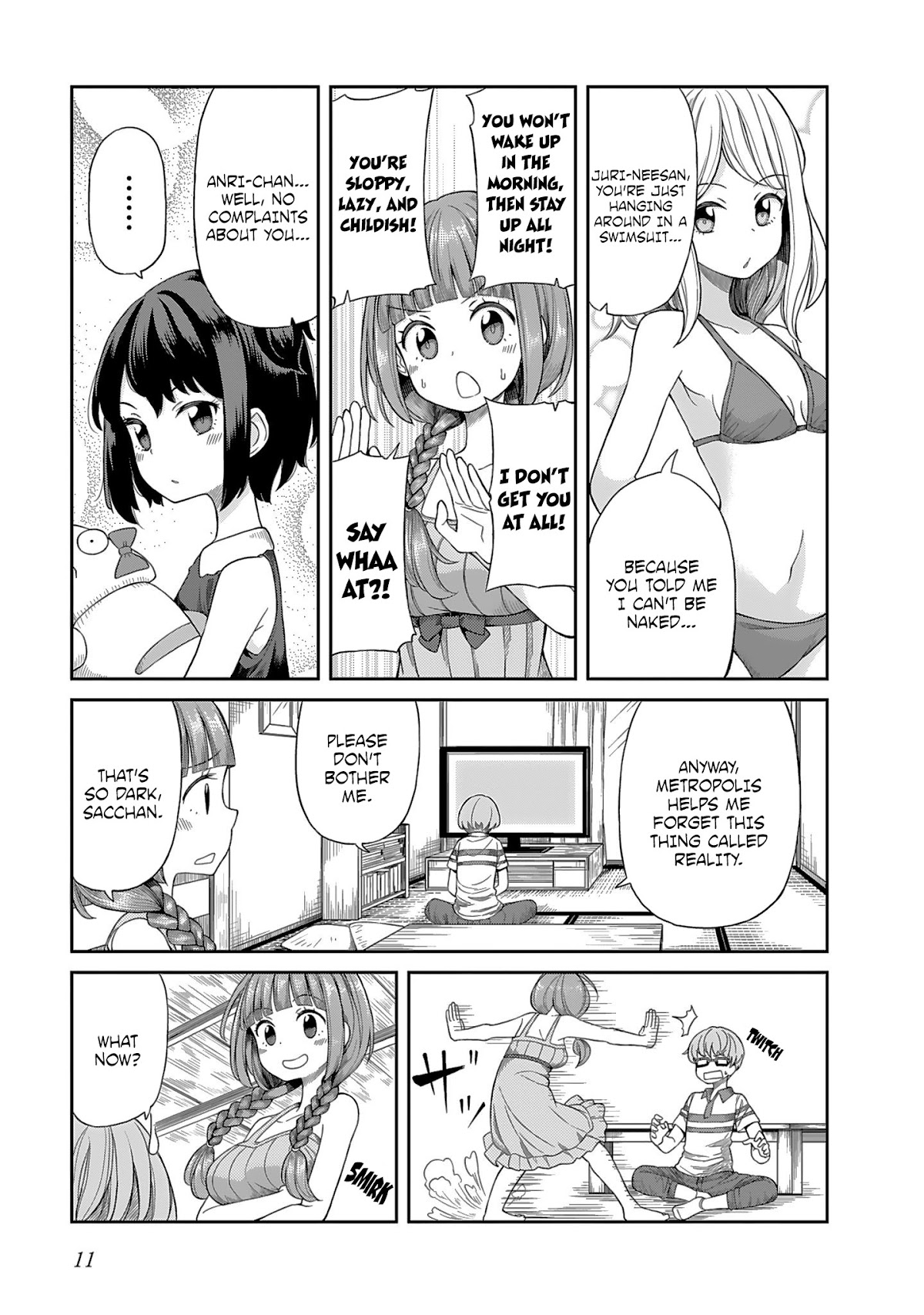 Hinomoto Sanshimai wa Kamatte Hoshii chapter 1 page 7