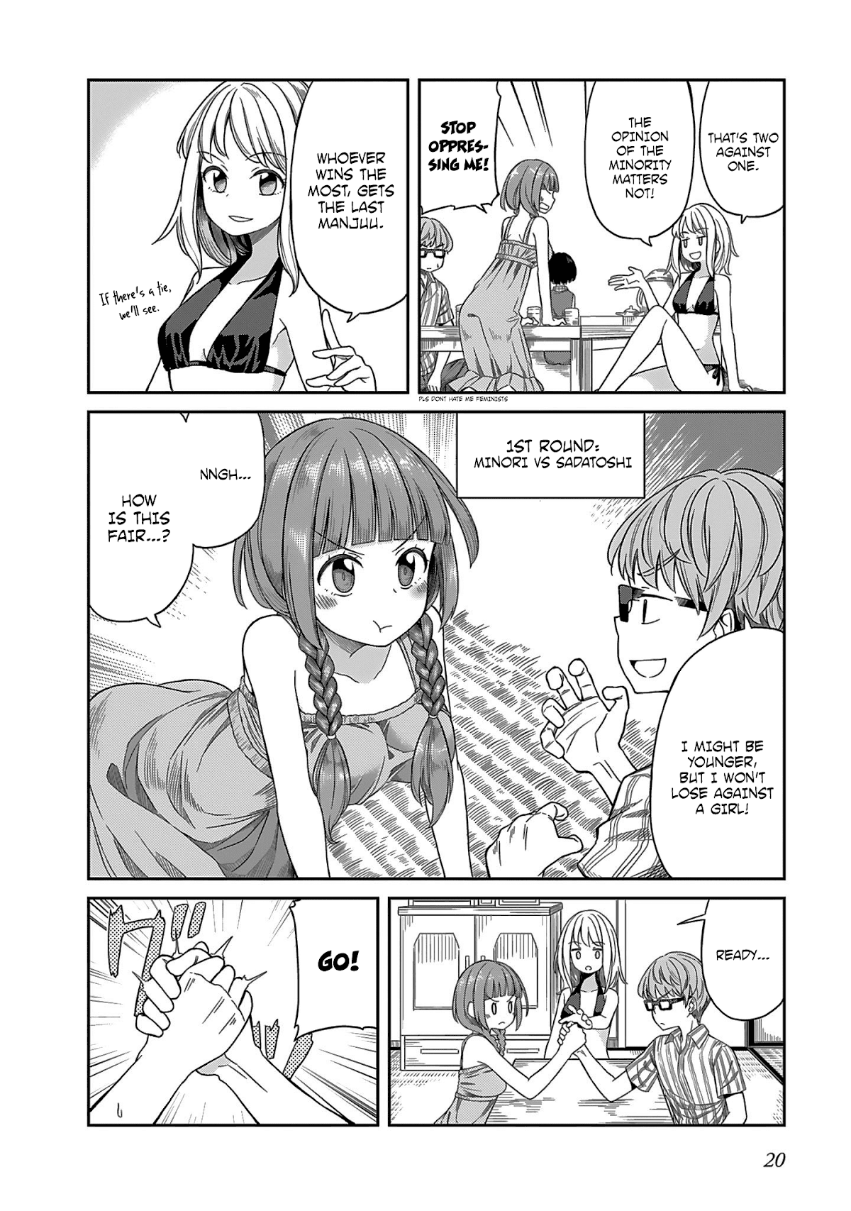 Hinomoto Sanshimai wa Kamatte Hoshii chapter 2 page 4