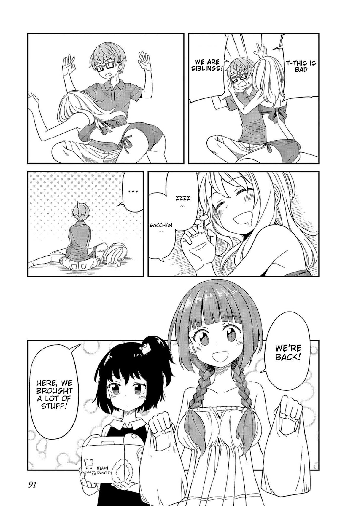 Hinomoto Sanshimai wa Kamatte Hoshii chapter 7 page 11