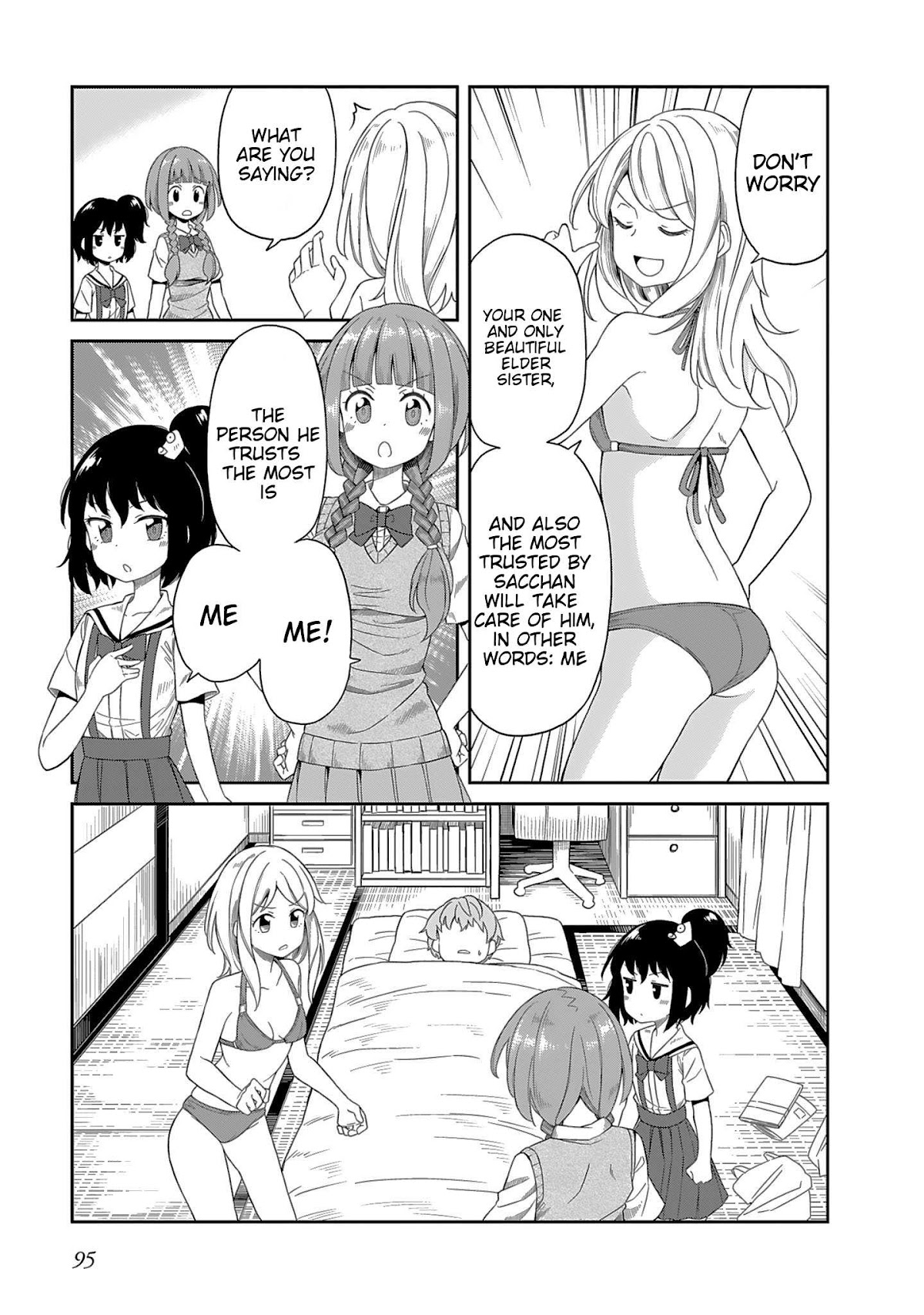 Hinomoto Sanshimai wa Kamatte Hoshii chapter 8 page 3