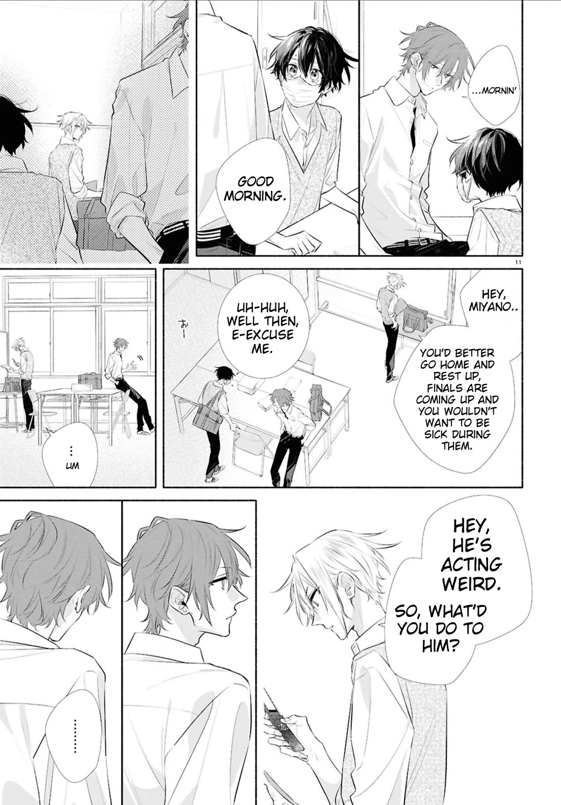 Hirano to Kagiura chapter 35 page 11