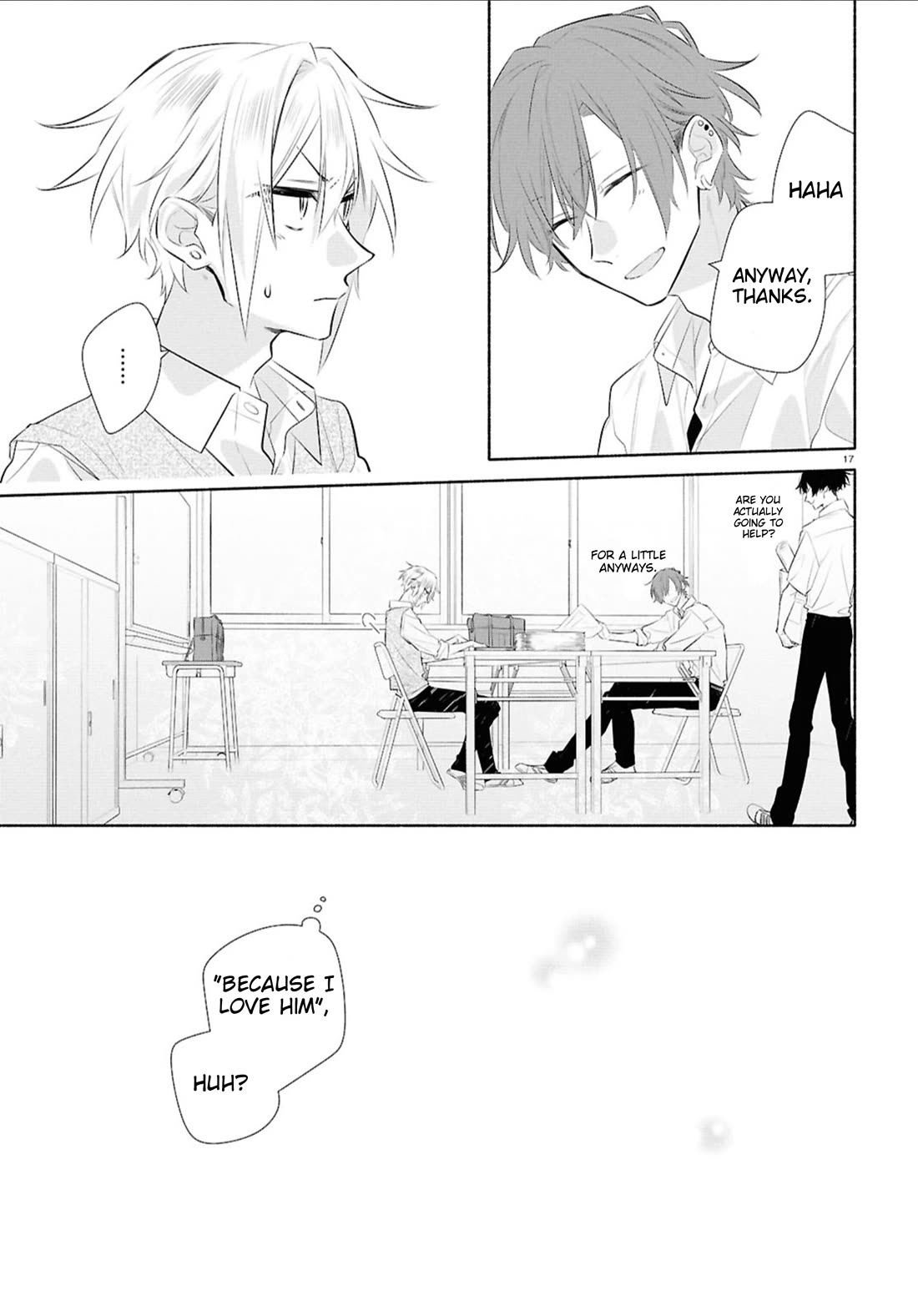 Hirano to Kagiura chapter 35 page 17