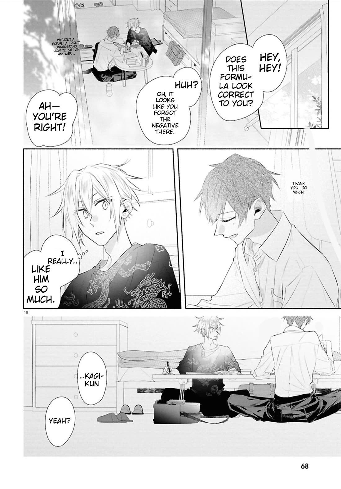 Hirano to Kagiura chapter 35 page 18