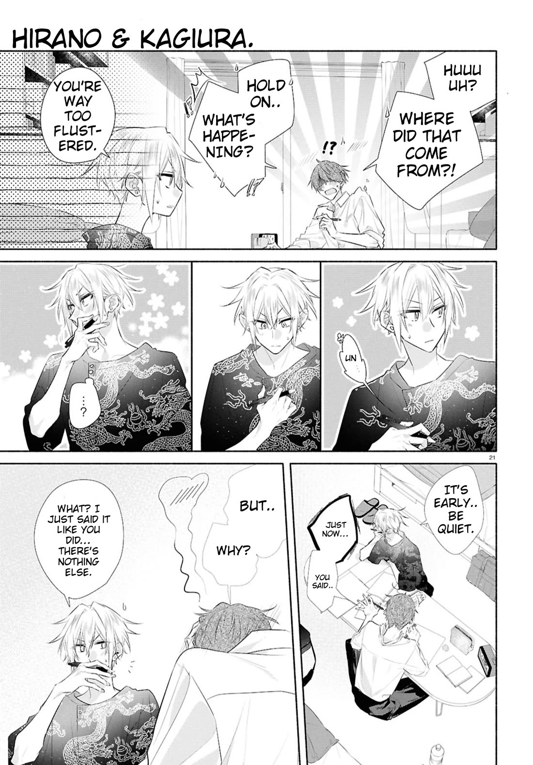 Hirano to Kagiura chapter 35 page 21