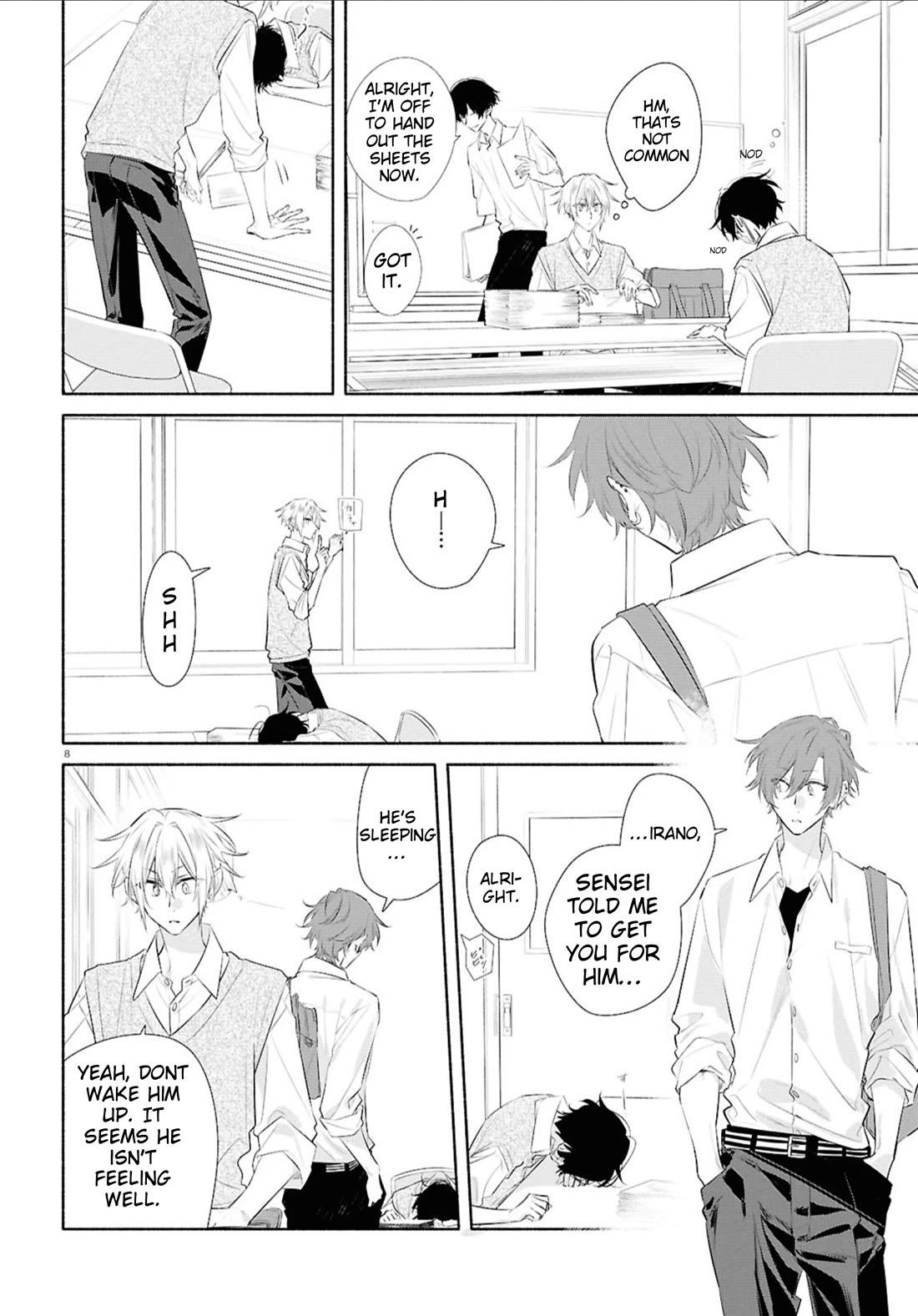 Hirano to Kagiura chapter 35 page 8