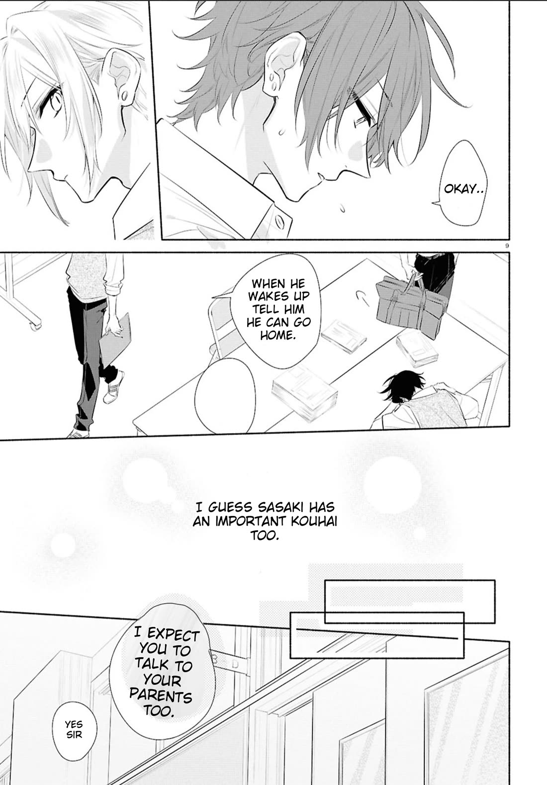 Hirano to Kagiura chapter 35 page 9