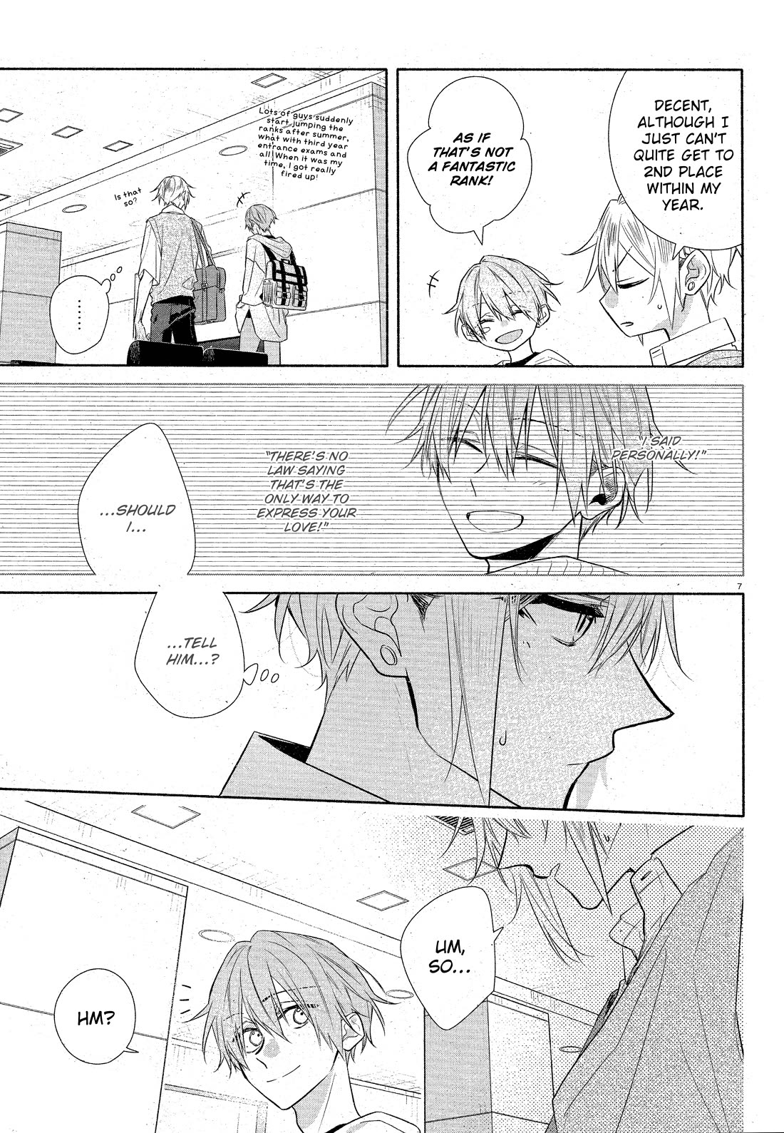 Hirano to Kagiura chapter 36 page 8