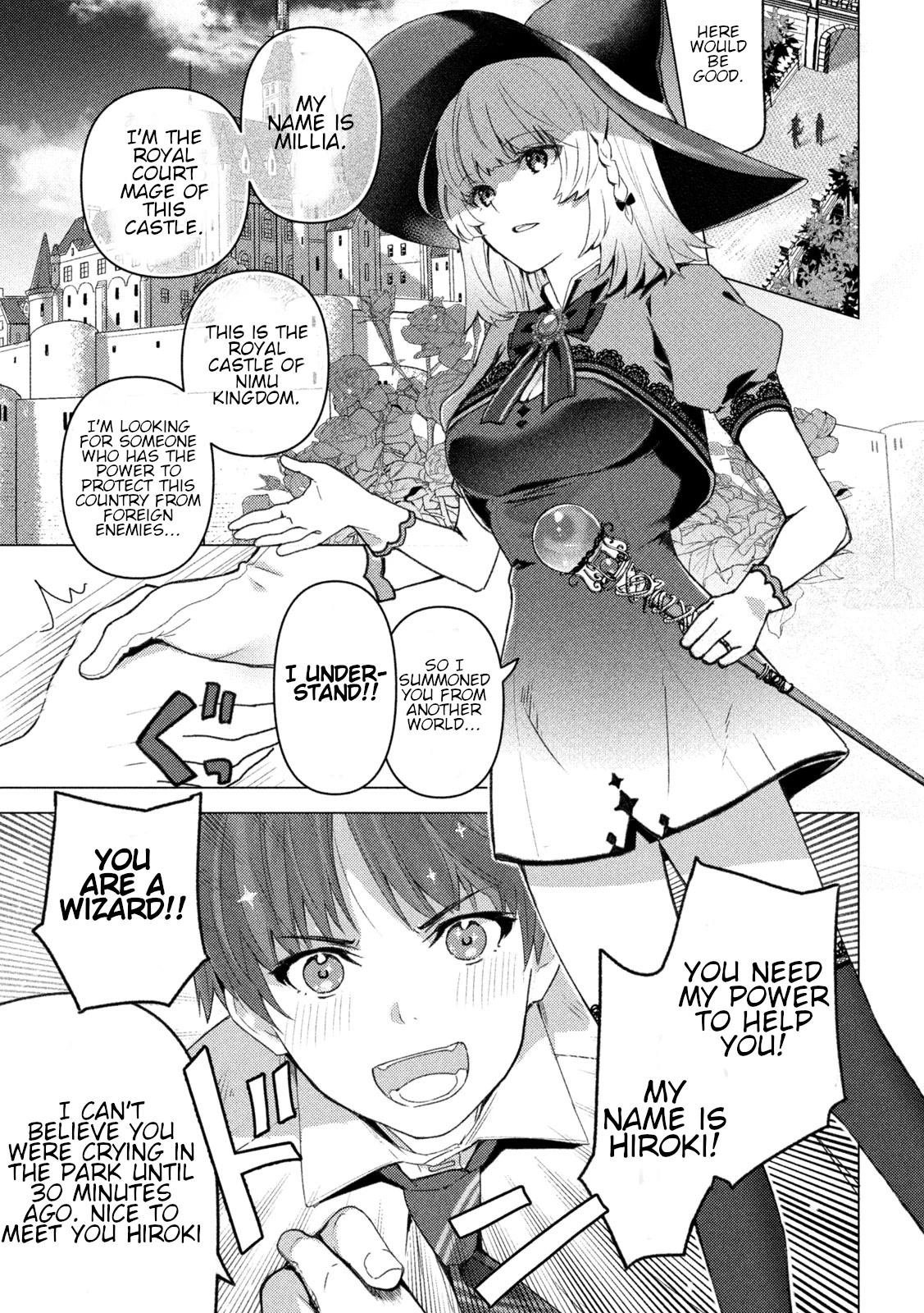 Hiroki, Too, Gets Summoned Into Another World chapter 1 page 13