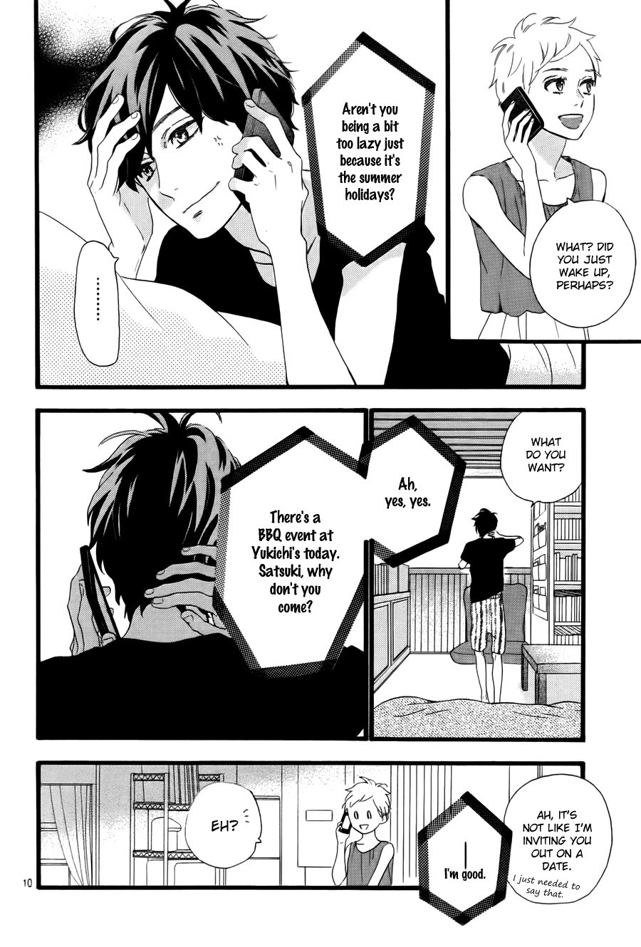 Hirunaka no Ryuusei chapter 73 page 10