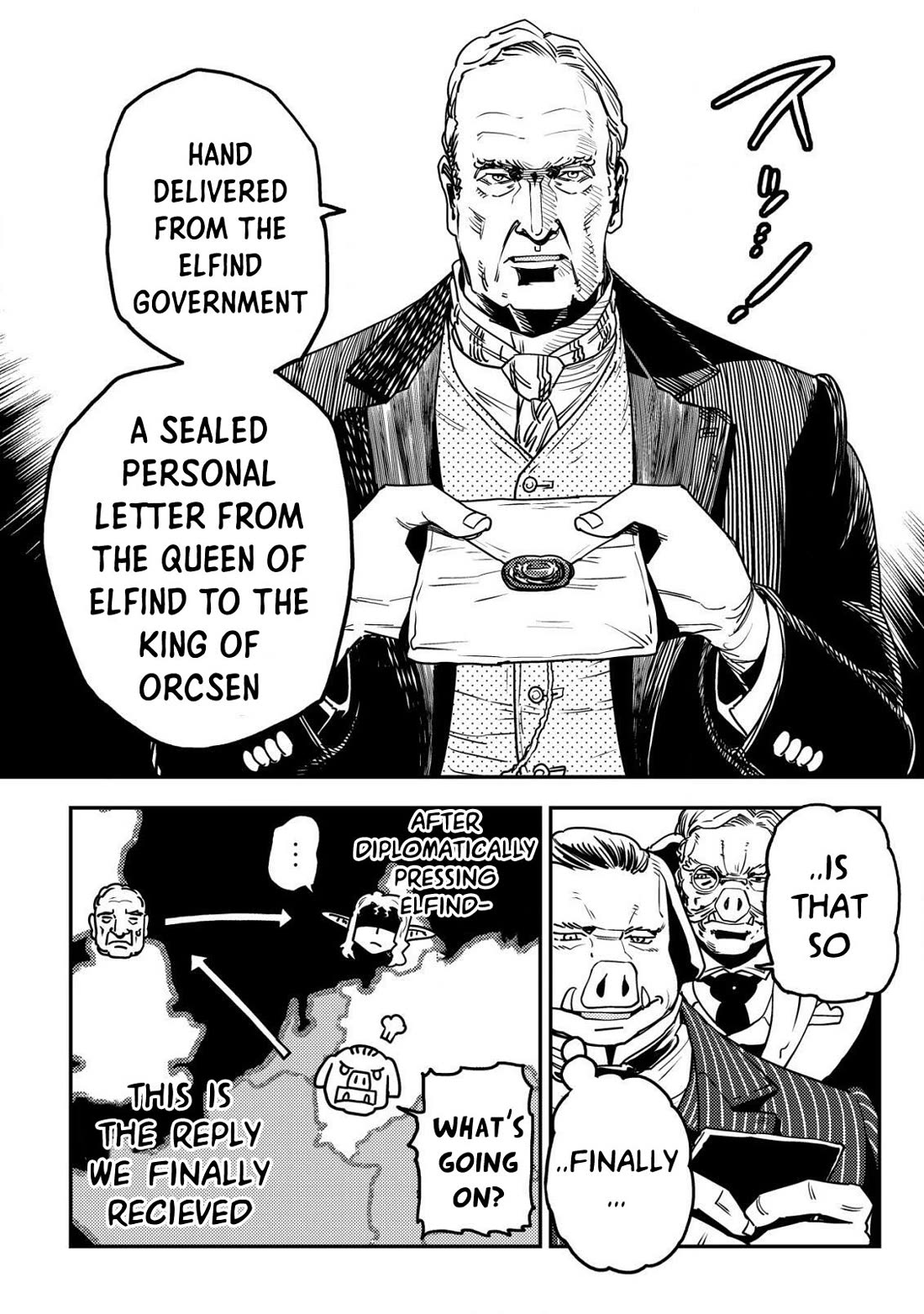 History of the Kingdom of the Orcsen: How the Barbarian Orcish Nation Came to Burn Down the Peaceful Elfland chapter 11 page 45