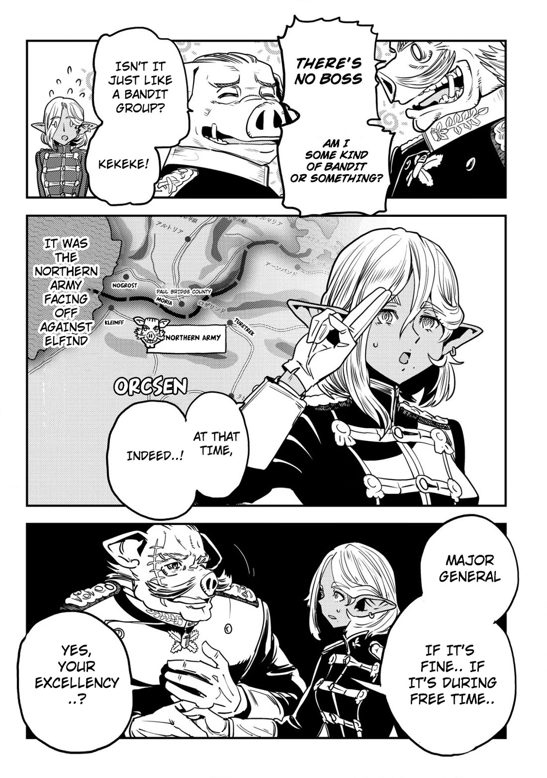 History of the Kingdom of the Orcsen: How the Barbarian Orcish Nation Came to Burn Down the Peaceful Elfland chapter 3 page 32