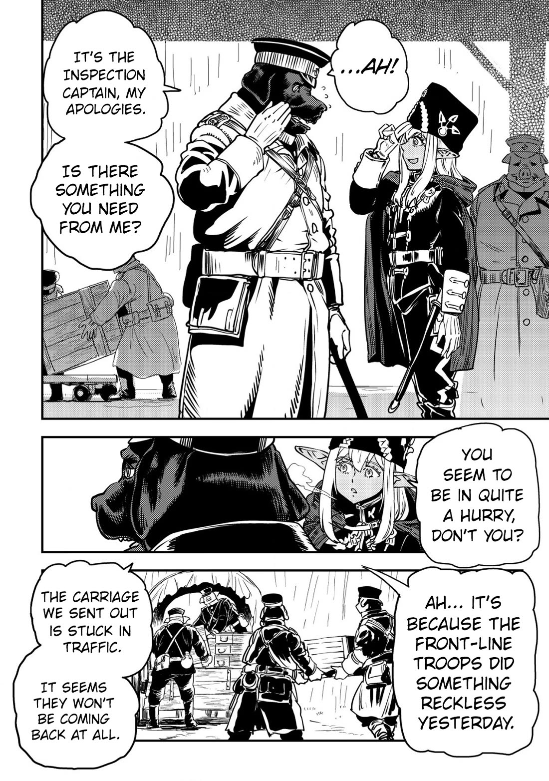 History of the Kingdom of the Orcsen: How the Barbarian Orcish Nation Came to Burn Down the Peaceful Elfland chapter 5.1 page 13