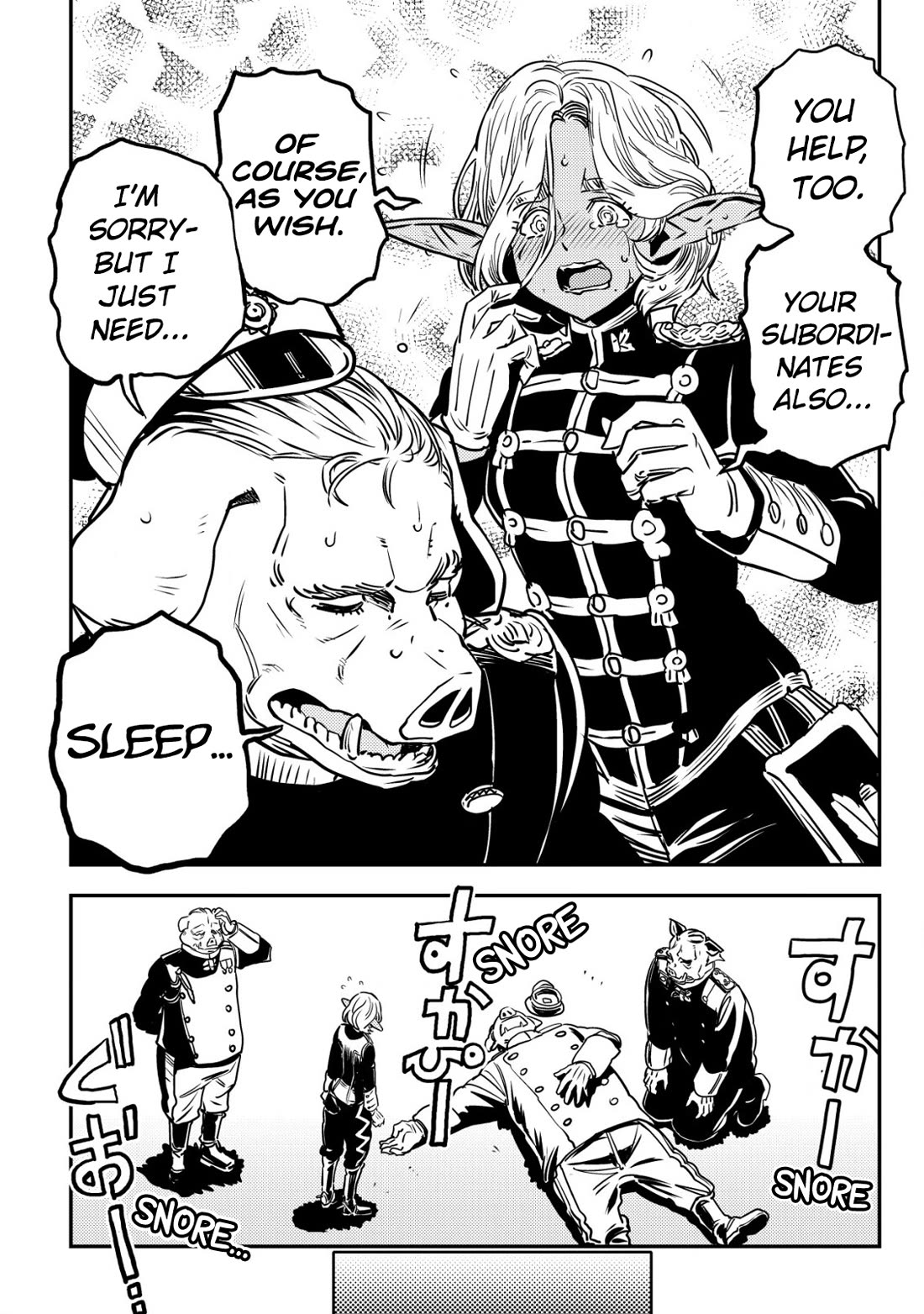 History of the Kingdom of the Orcsen: How the Barbarian Orcish Nation Came to Burn Down the Peaceful Elfland chapter 5.1 page 43