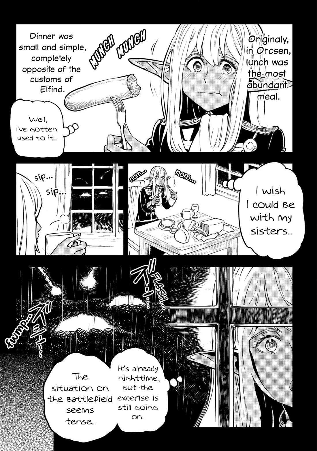 History of the Kingdom of the Orcsen: How the Barbarian Orcish Nation Came to Burn Down the Peaceful Elfland chapter 5.1 page 8