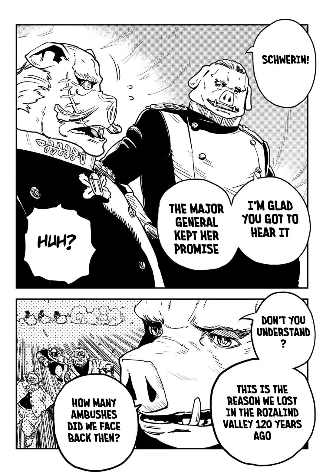 History of the Kingdom of the Orcsen: How the Barbarian Orcish Nation Came to Burn Down the Peaceful Elfland chapter 5.2 page 28