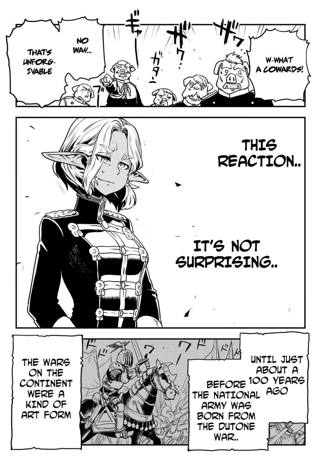 History of the Kingdom of the Orcsen: How the Barbarian Orcish Nation Came to Burn Down the Peaceful Elfland chapter 5.2 page 34