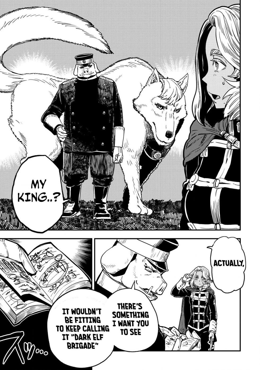 History of the Kingdom of the Orcsen: How the Barbarian Orcish Nation Came to Burn Down the Peaceful Elfland chapter 5.2 page 44