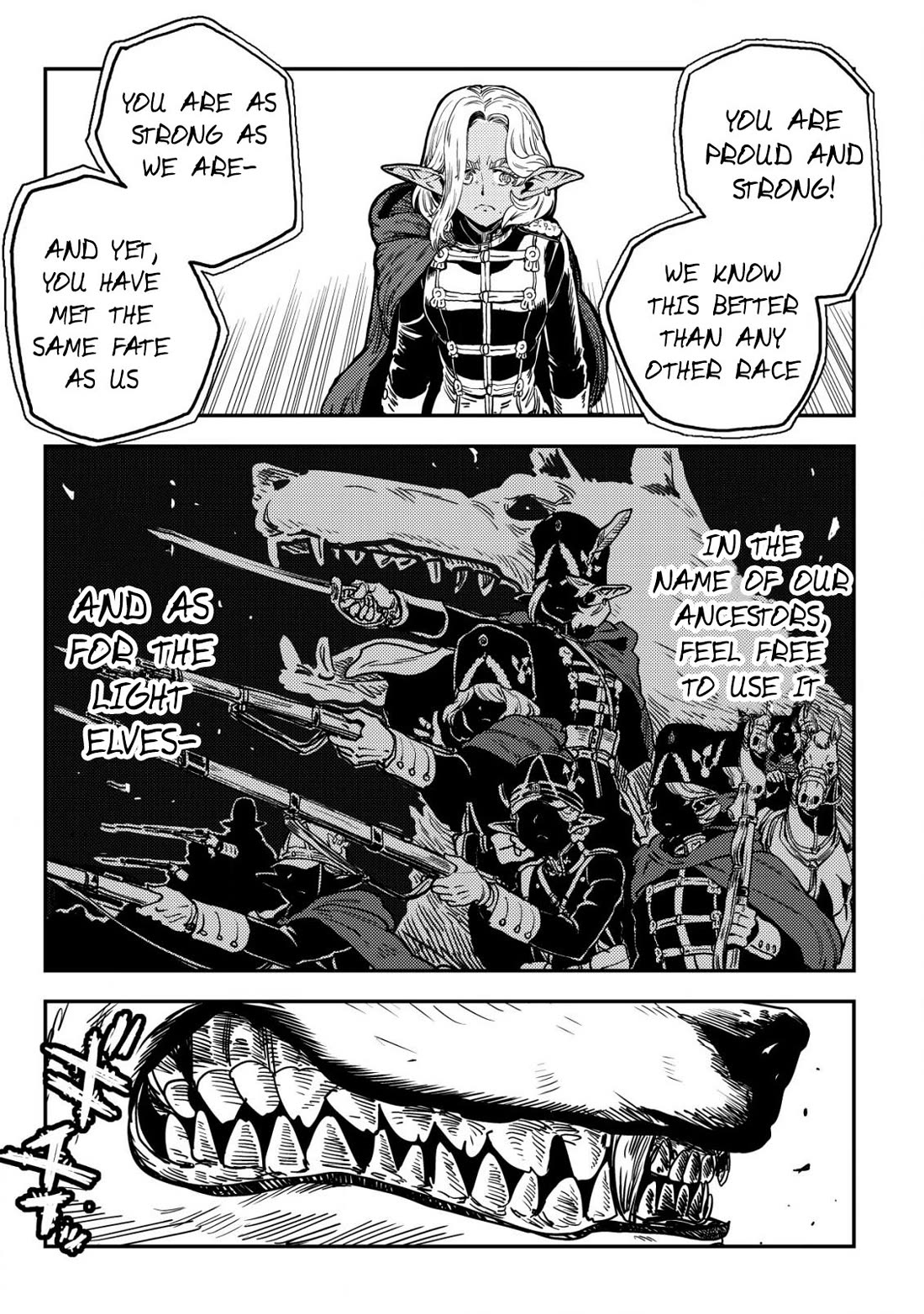 History of the Kingdom of the Orcsen: How the Barbarian Orcish Nation Came to Burn Down the Peaceful Elfland chapter 5.2 page 48