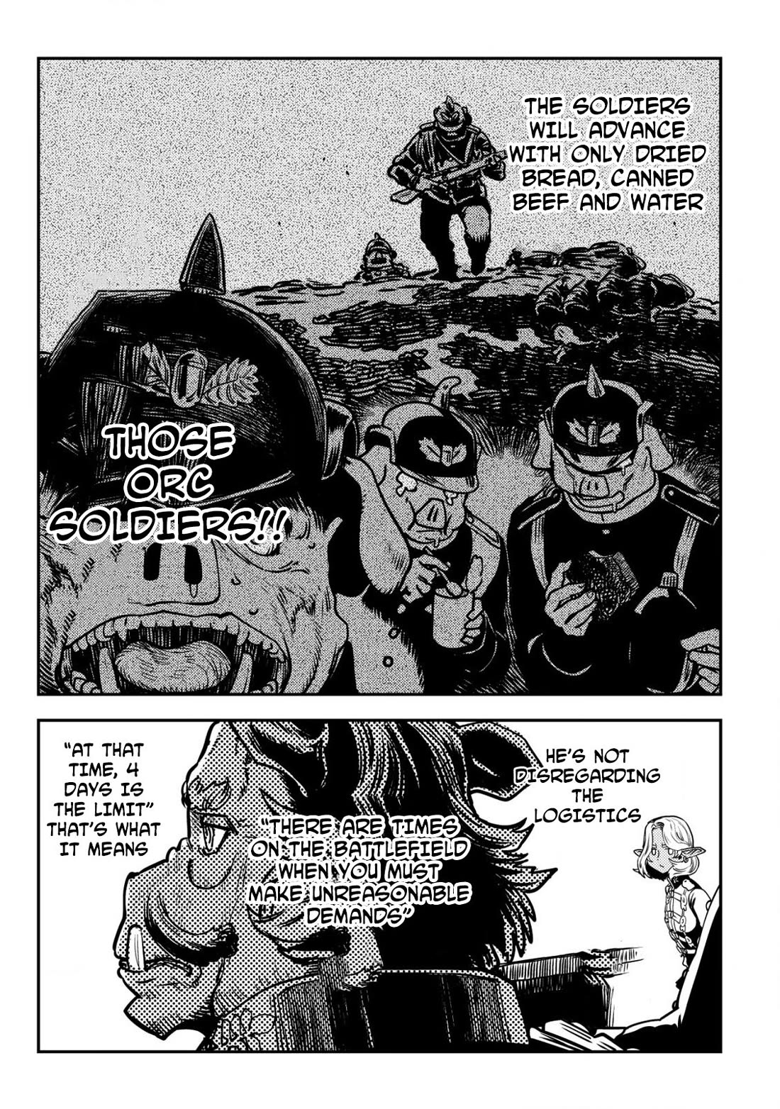 History of the Kingdom of the Orcsen: How the Barbarian Orcish Nation Came to Burn Down the Peaceful Elfland chapter 5.2 page 8