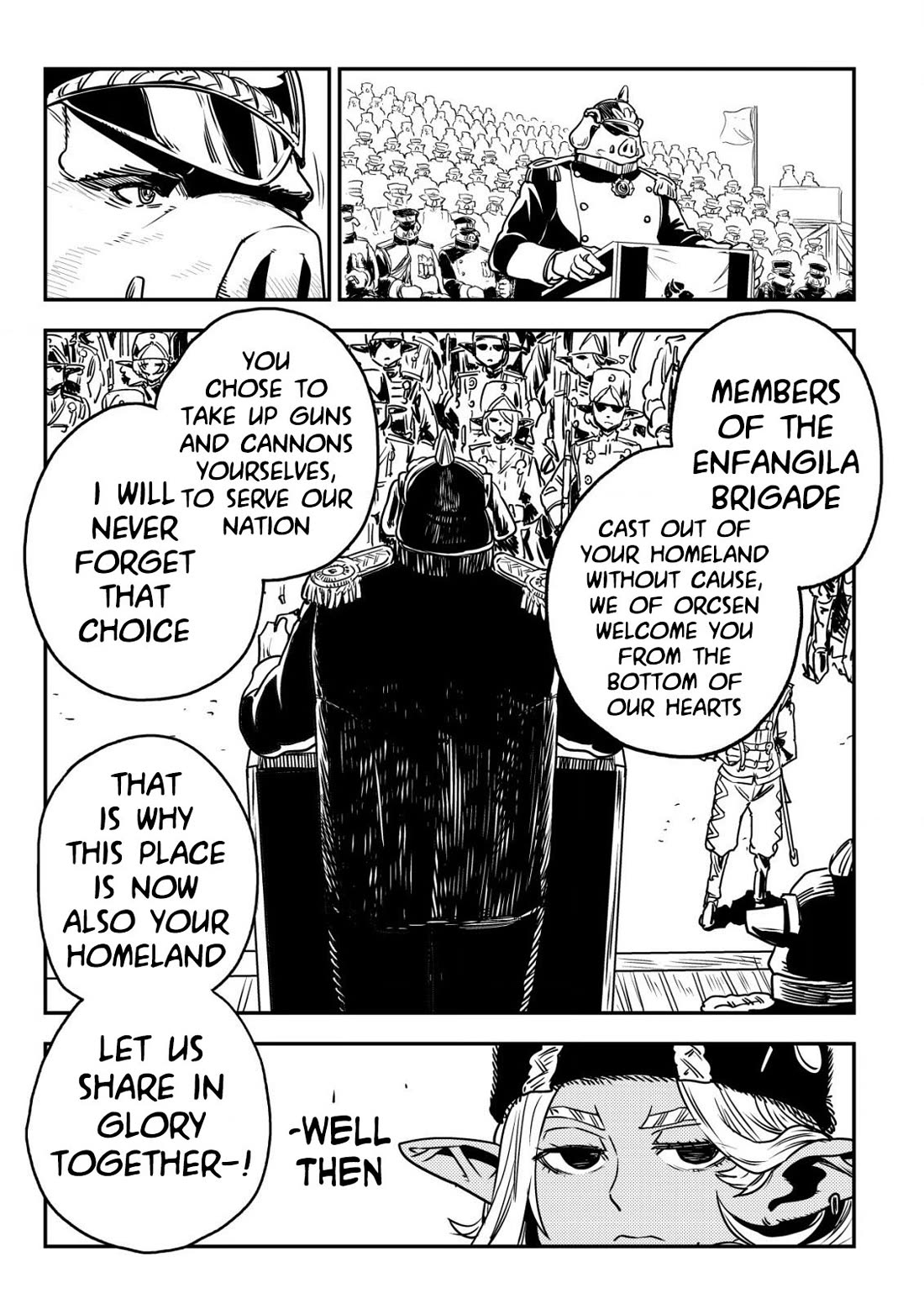 History of the Kingdom of the Orcsen: How the Barbarian Orcish Nation Came to Burn Down the Peaceful Elfland chapter 6 page 16