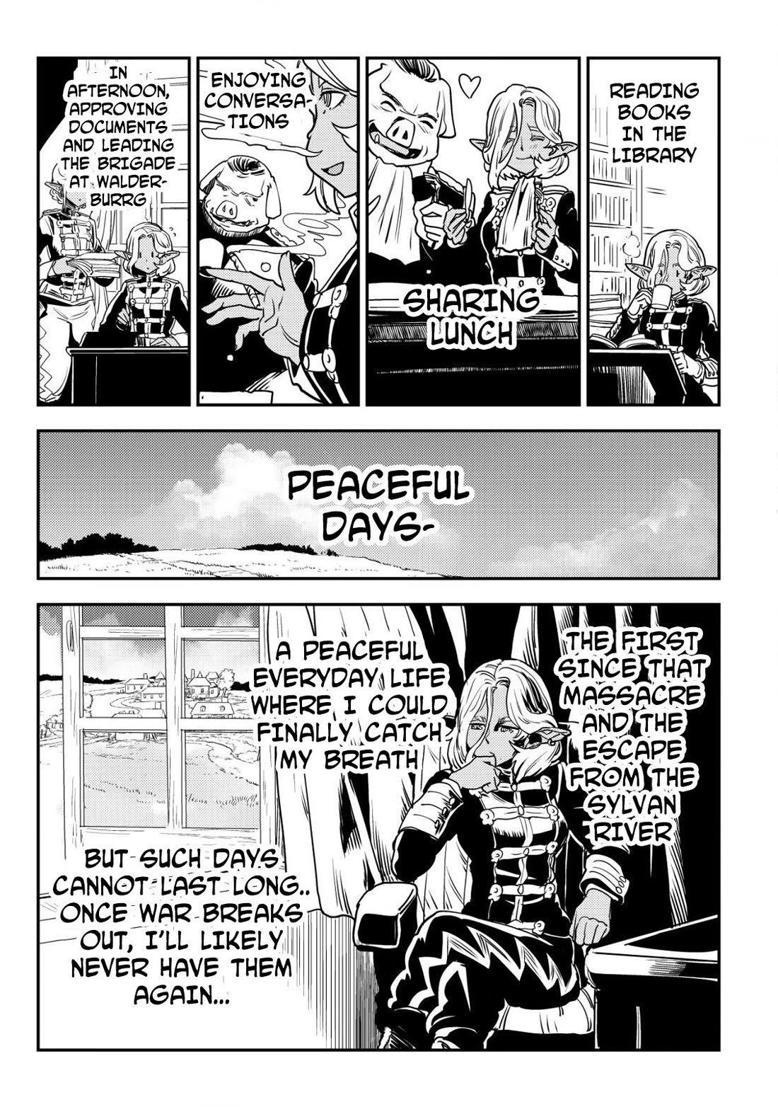 History of the Kingdom of the Orcsen: How the Barbarian Orcish Nation Came to Burn Down the Peaceful Elfland chapter 6 page 28