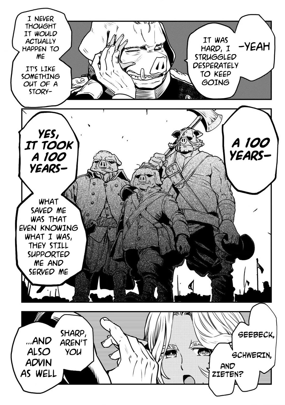 History of the Kingdom of the Orcsen: How the Barbarian Orcish Nation Came to Burn Down the Peaceful Elfland chapter 6 page 48