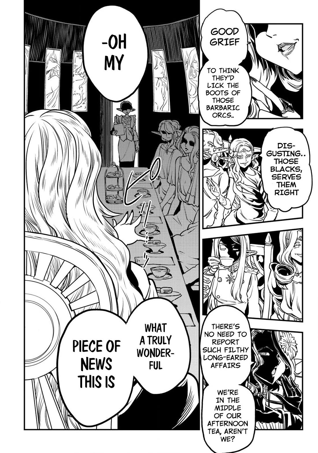 History of the Kingdom of the Orcsen: How the Barbarian Orcish Nation Came to Burn Down the Peaceful Elfland chapter 6 page 58