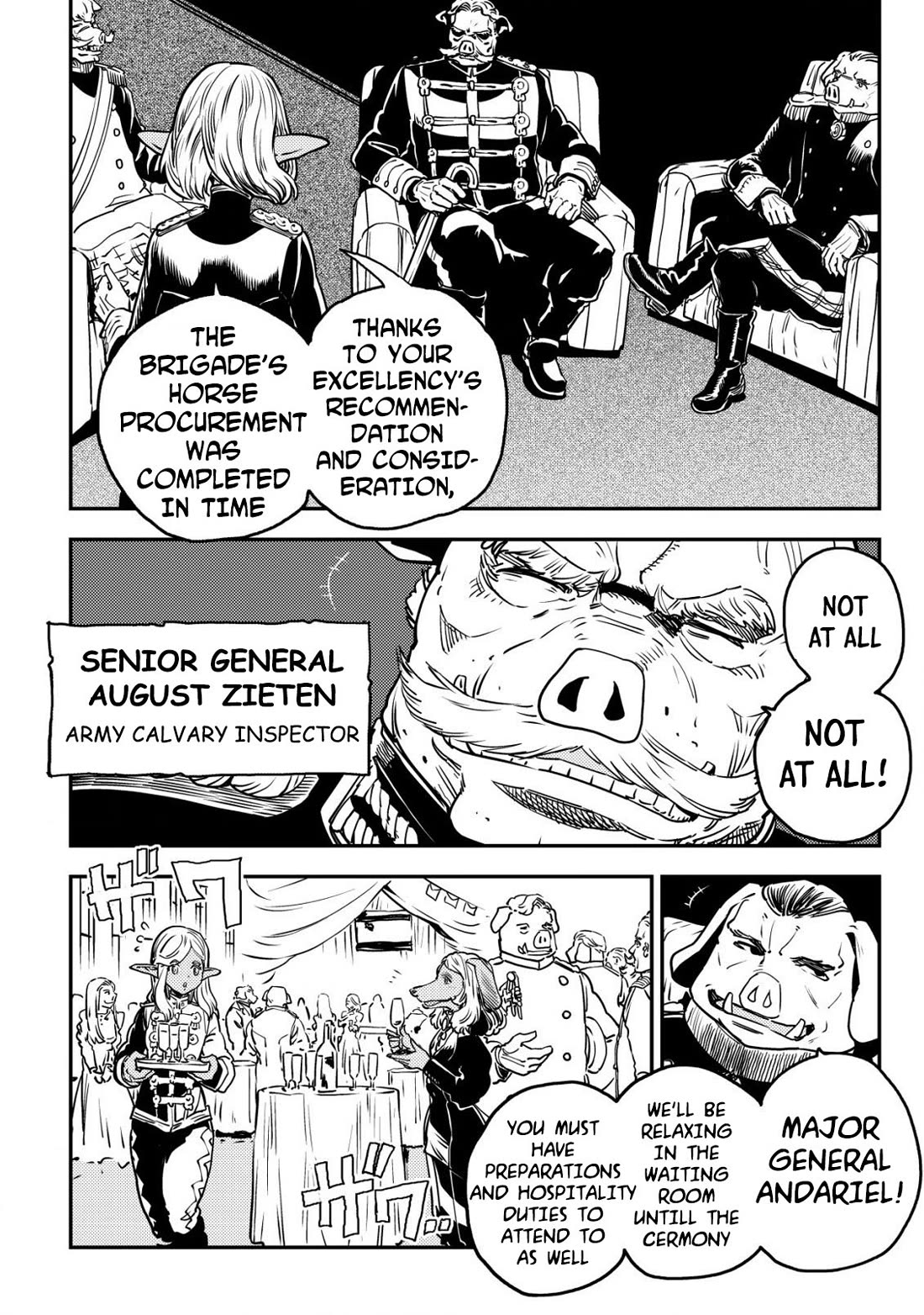 History of the Kingdom of the Orcsen: How the Barbarian Orcish Nation Came to Burn Down the Peaceful Elfland chapter 6 page 7