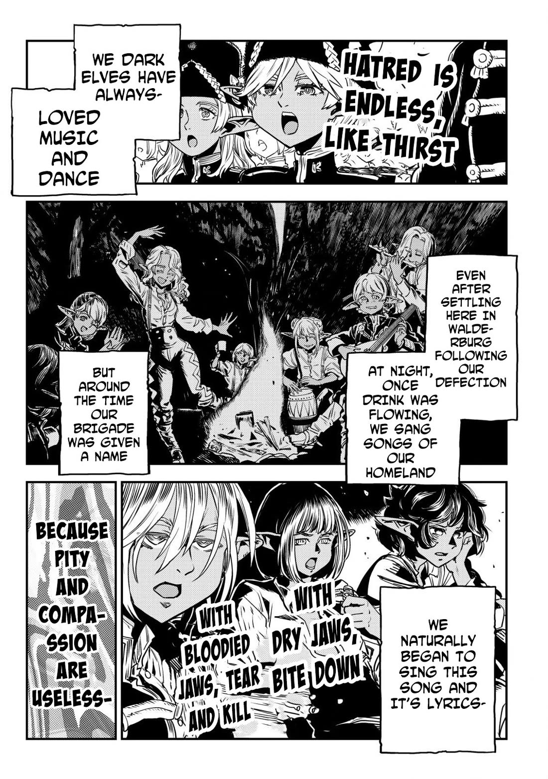 History of the Kingdom of the Orcsen: How the Barbarian Orcish Nation Came to Burn Down the Peaceful Elfland chapter 7 page 14