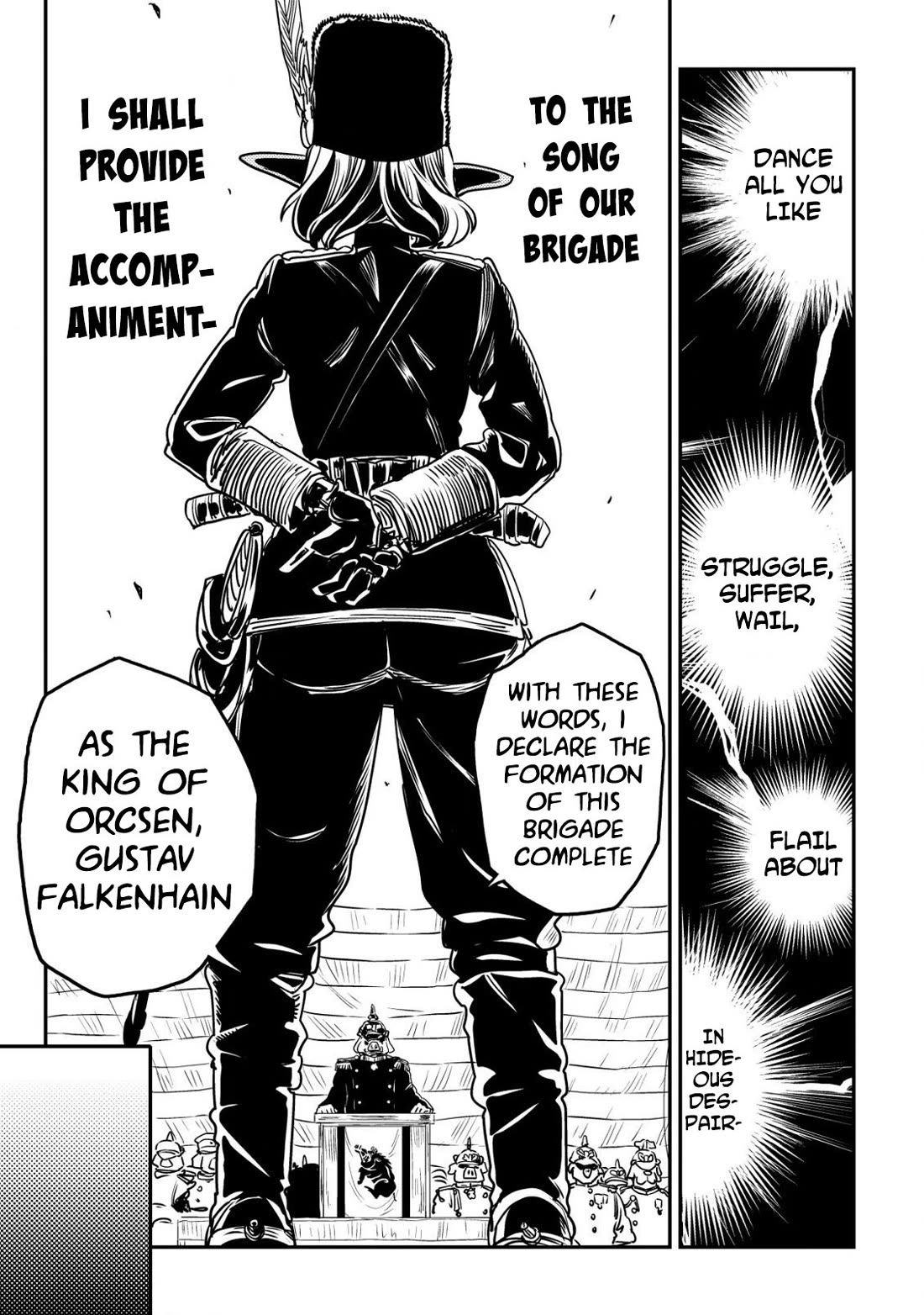 History of the Kingdom of the Orcsen: How the Barbarian Orcish Nation Came to Burn Down the Peaceful Elfland chapter 7 page 18