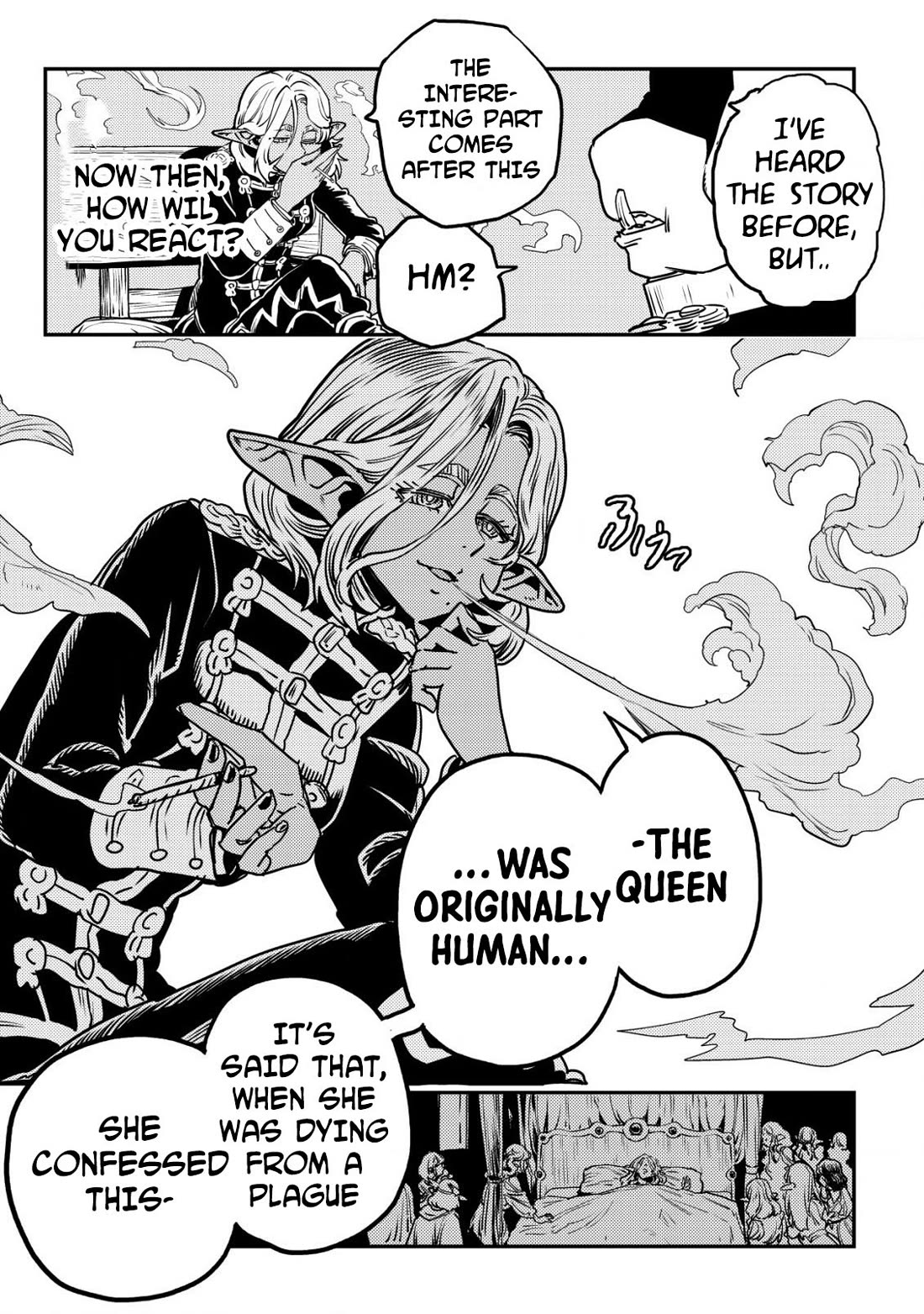 History of the Kingdom of the Orcsen: How the Barbarian Orcish Nation Came to Burn Down the Peaceful Elfland chapter 7 page 34