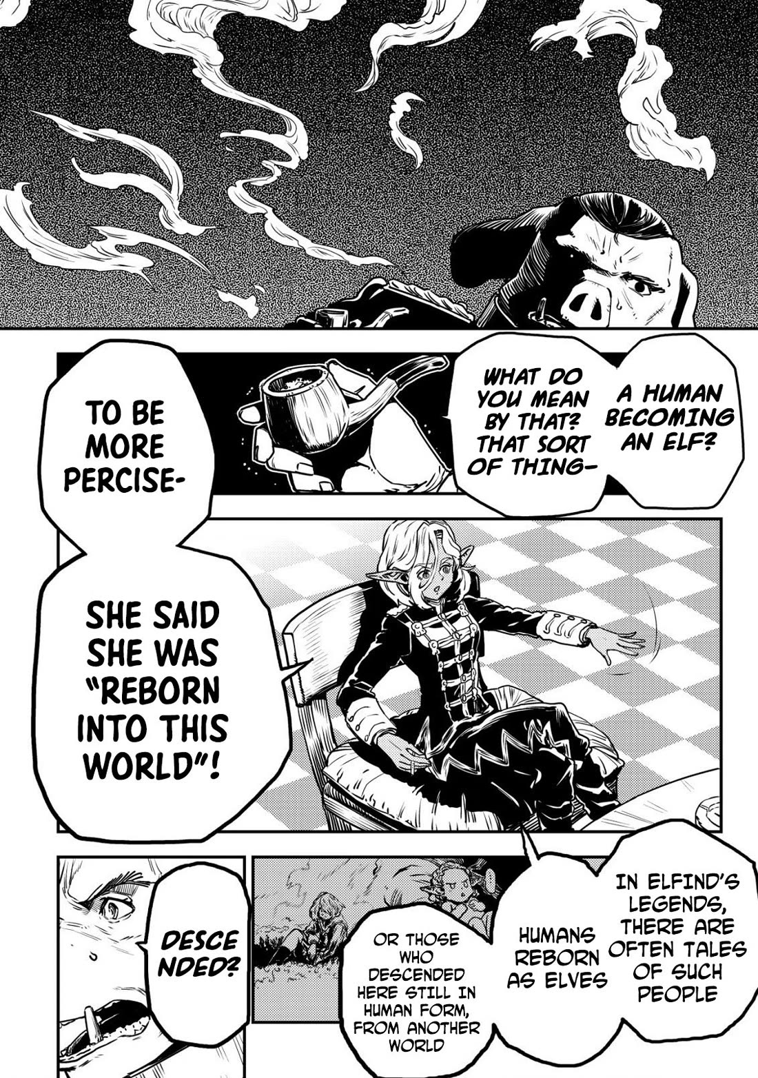 History of the Kingdom of the Orcsen: How the Barbarian Orcish Nation Came to Burn Down the Peaceful Elfland chapter 7 page 35