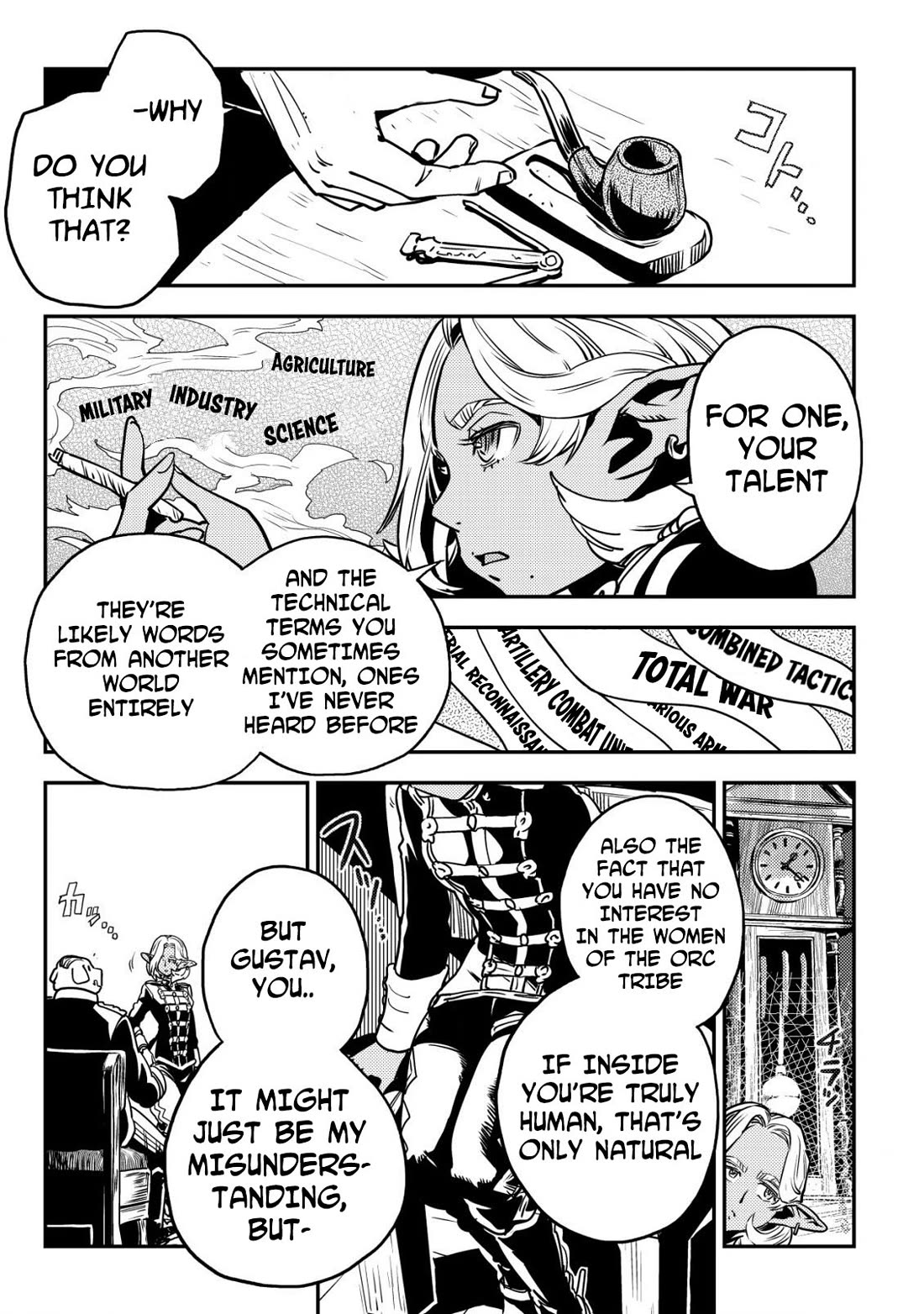 History of the Kingdom of the Orcsen: How the Barbarian Orcish Nation Came to Burn Down the Peaceful Elfland chapter 7 page 38