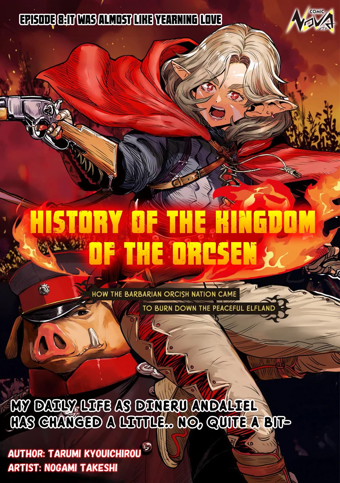 History of the Kingdom of the Orcsen: How the Barbarian Orcish Nation Came to Burn Down the Peaceful Elfland chapter 8 page 1