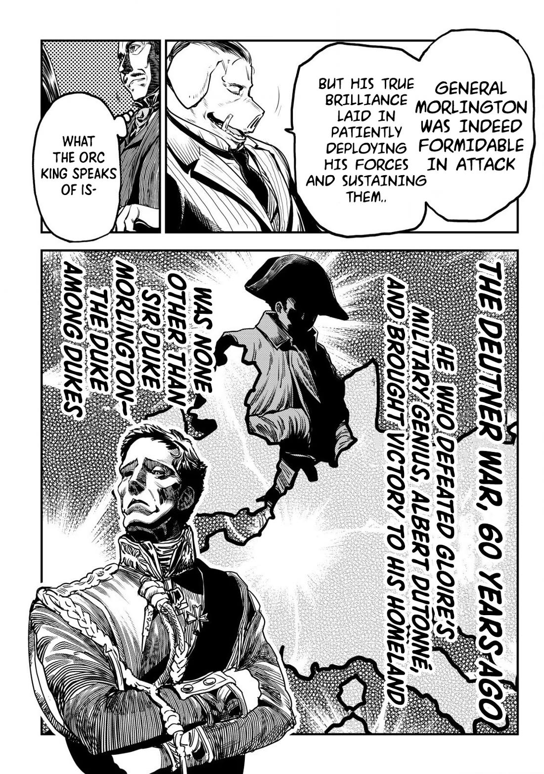 History of the Kingdom of the Orcsen: How the Barbarian Orcish Nation Came to Burn Down the Peaceful Elfland chapter 8 page 13