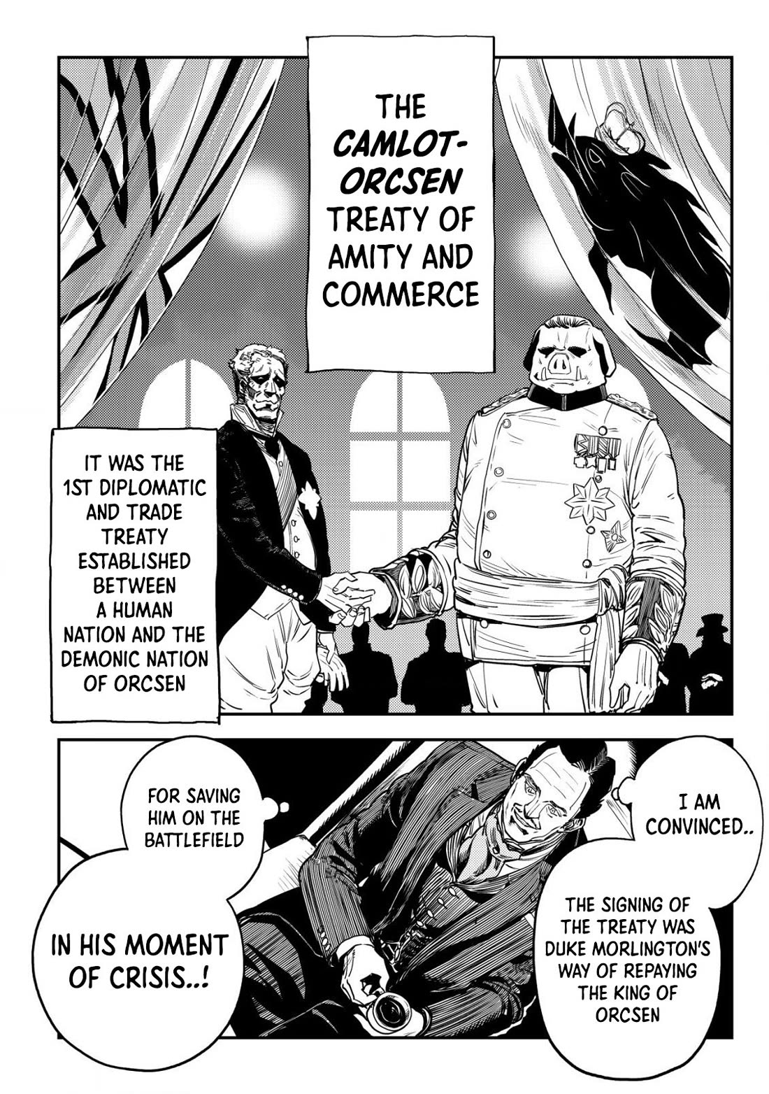 History of the Kingdom of the Orcsen: How the Barbarian Orcish Nation Came to Burn Down the Peaceful Elfland chapter 8 page 19