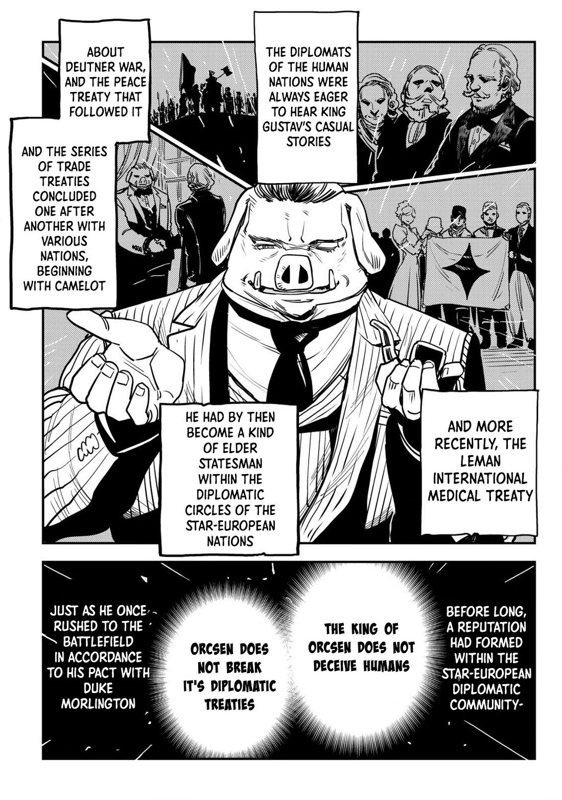 History of the Kingdom of the Orcsen: How the Barbarian Orcish Nation Came to Burn Down the Peaceful Elfland chapter 8 page 23