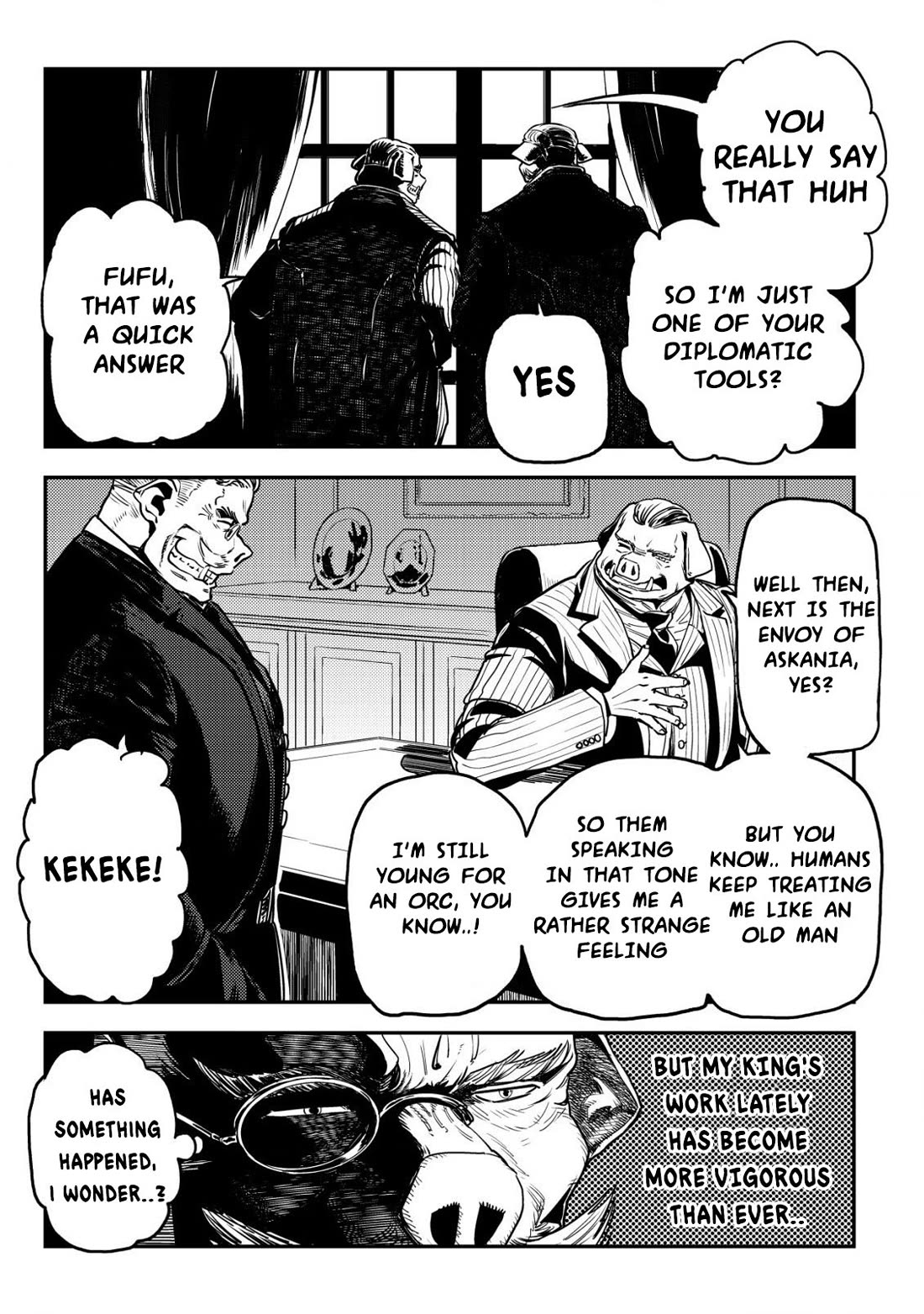 History of the Kingdom of the Orcsen: How the Barbarian Orcish Nation Came to Burn Down the Peaceful Elfland chapter 8 page 30