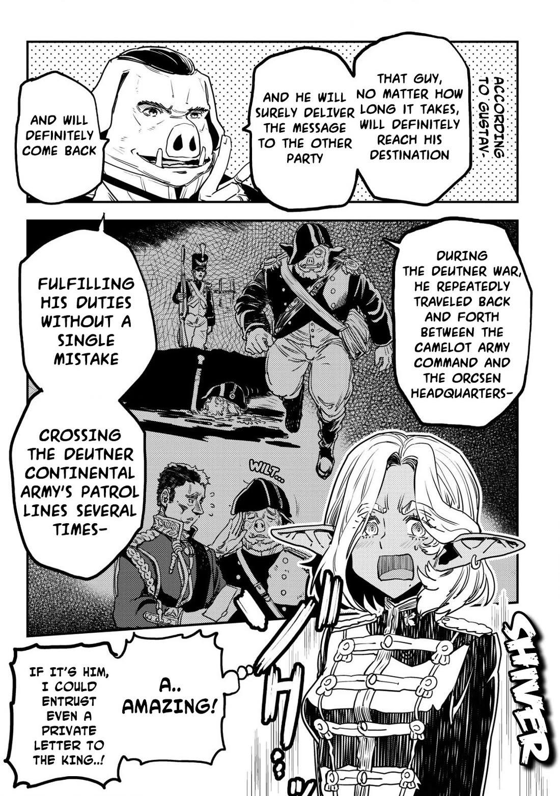 History of the Kingdom of the Orcsen: How the Barbarian Orcish Nation Came to Burn Down the Peaceful Elfland chapter 8 page 44